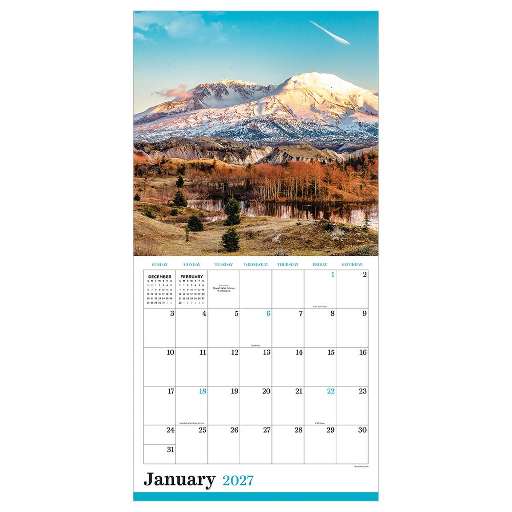 2027 Pacific Northwest Wall Calendar