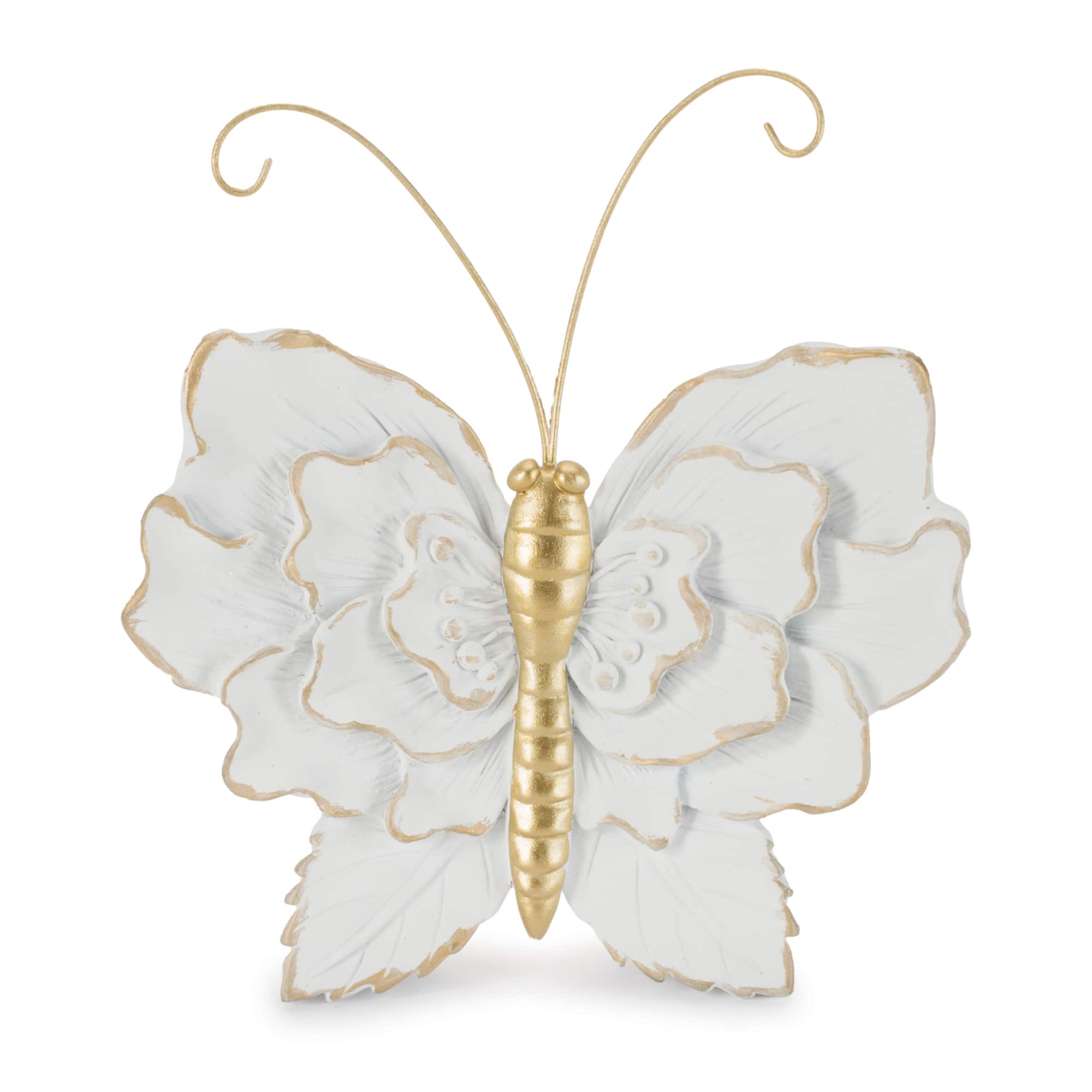 Melrose 6" Floral Butterfly Shelf Sitters, 2ct.