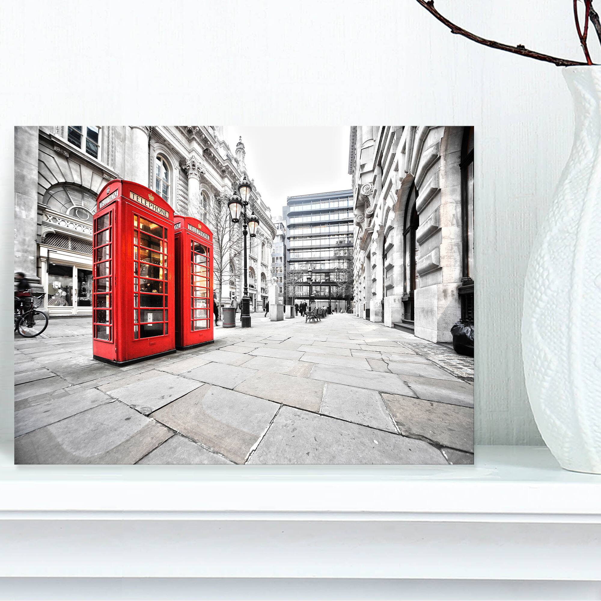 Designart - Phone Booths on Street