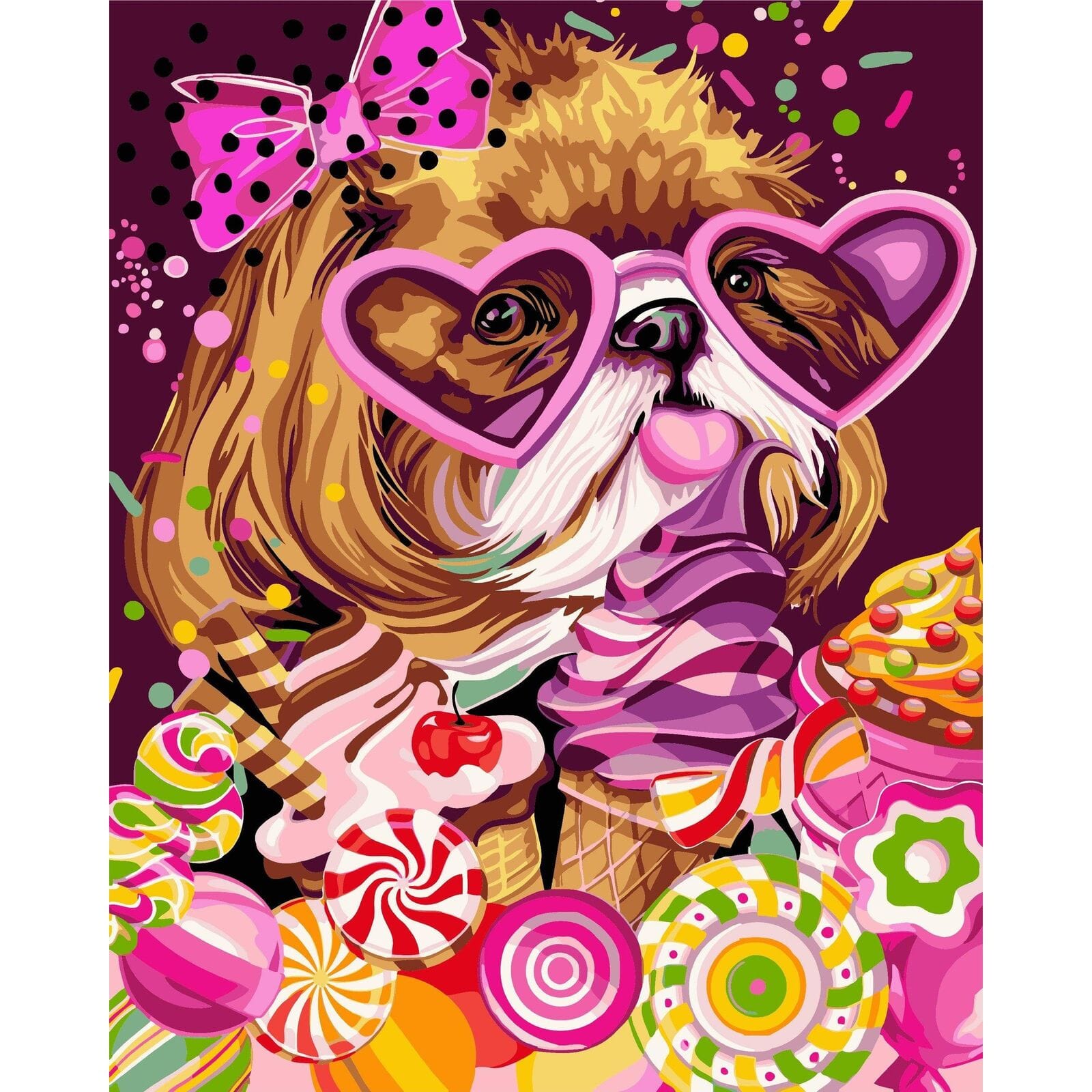Crafting Spark Painting By Numbers Kit Celebration Sweet Eater