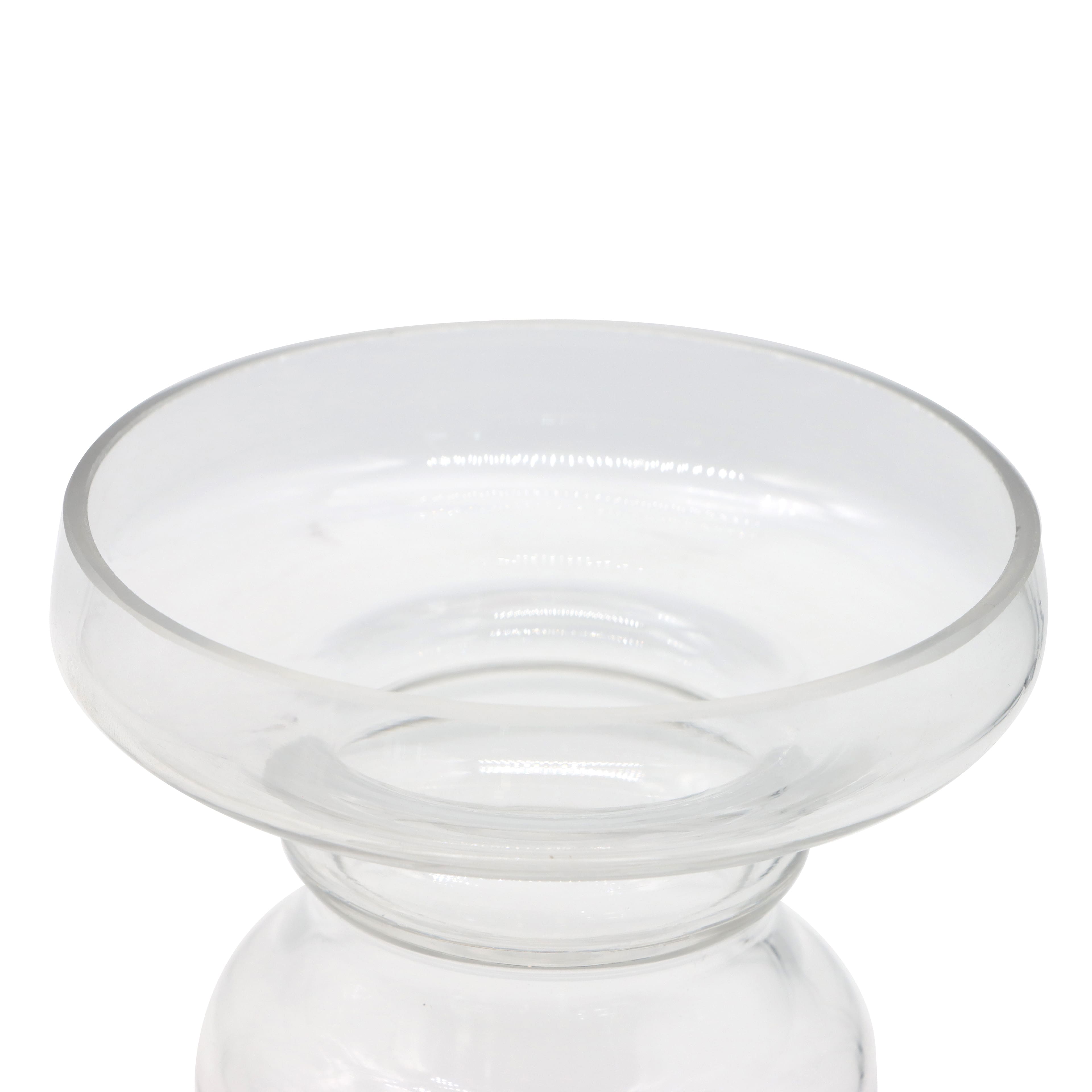 Clear Glass Pillar Candle Holder by Ashland®