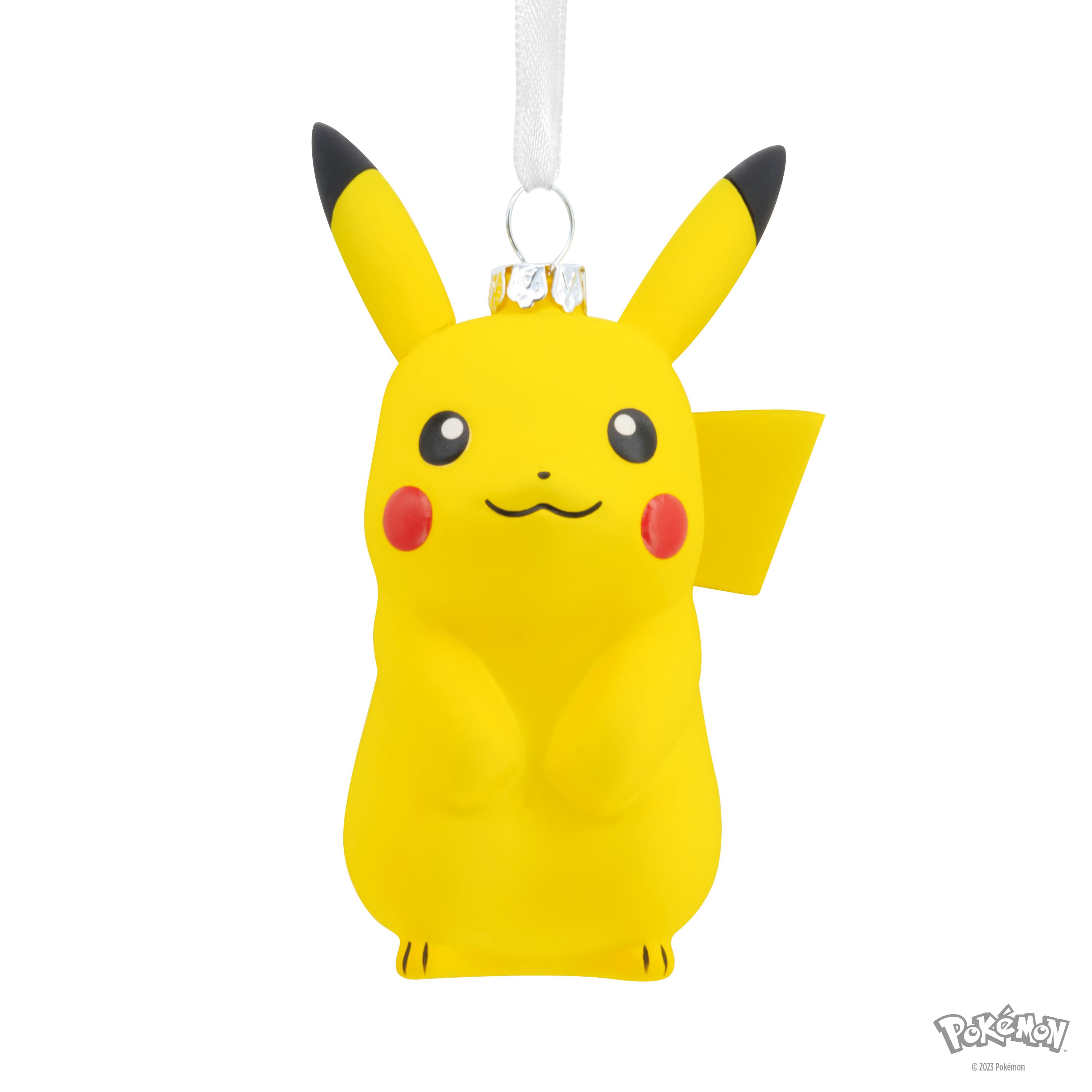 Hallmark Pikachu Glass Ornament