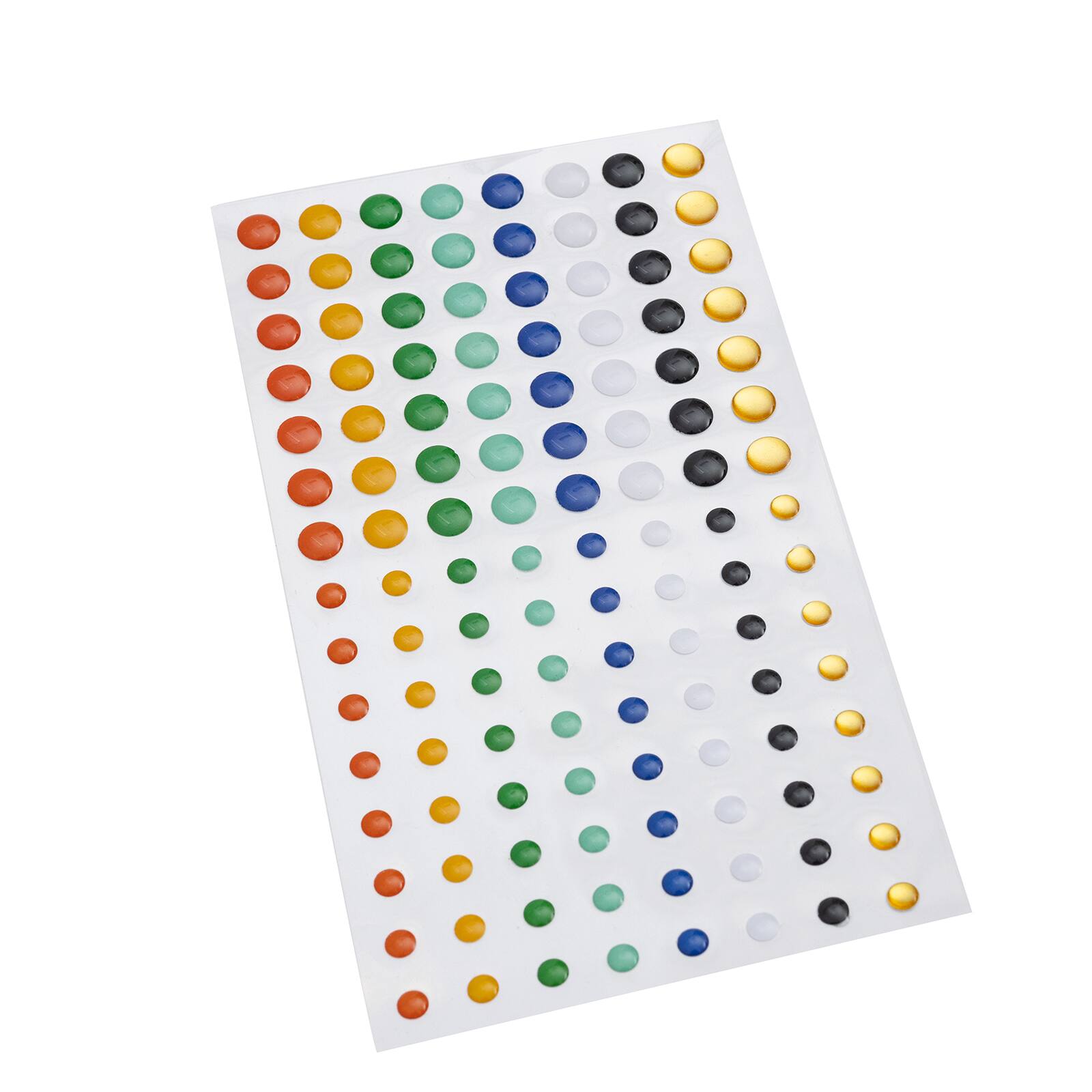 12 Packs: 120 ct. (1,440 total) Multicolor Enamel Dot Stickers by Recollections™
