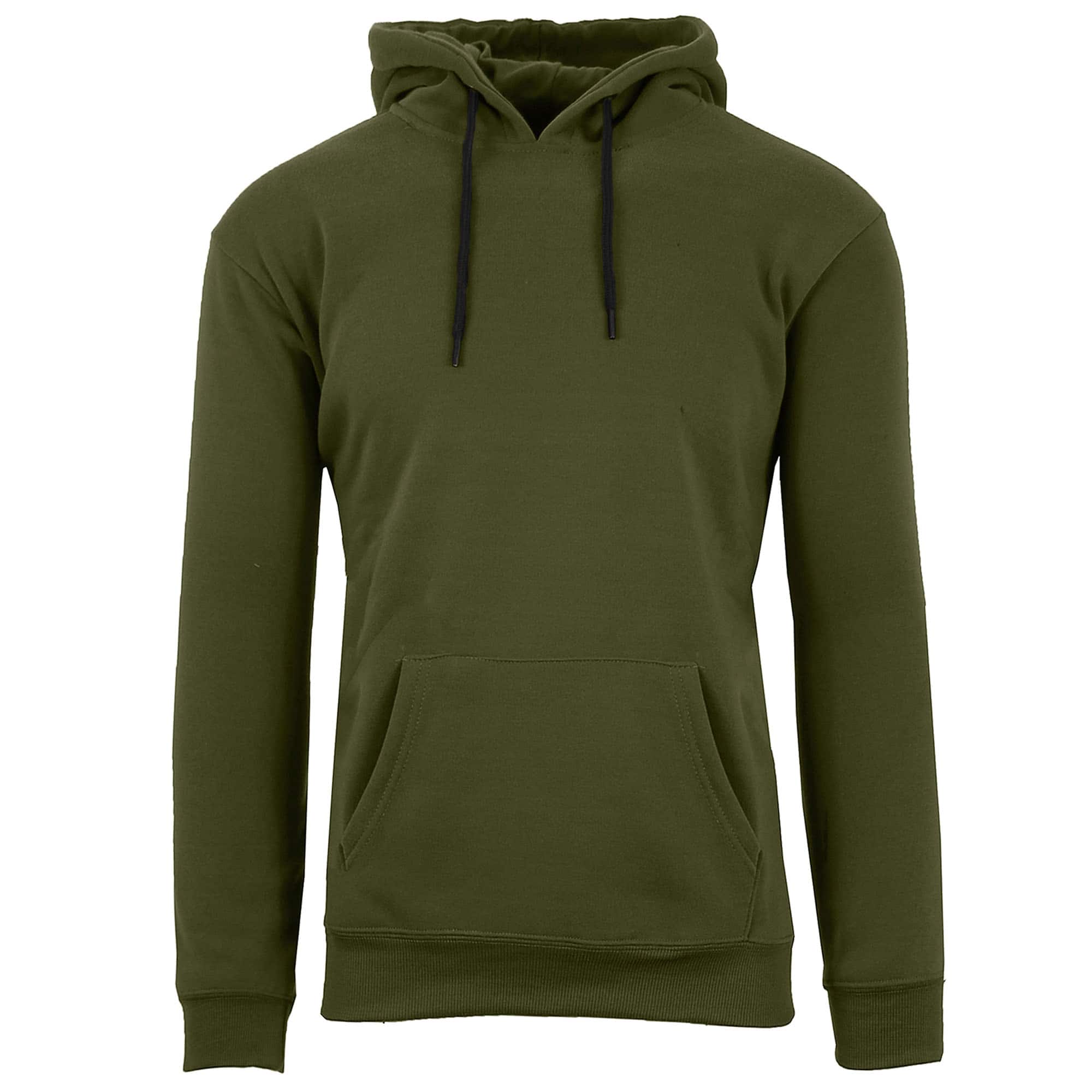 Galaxy by Harvic Heavyweight Fleece-Lined Men's Pullover Sweater Hoodie