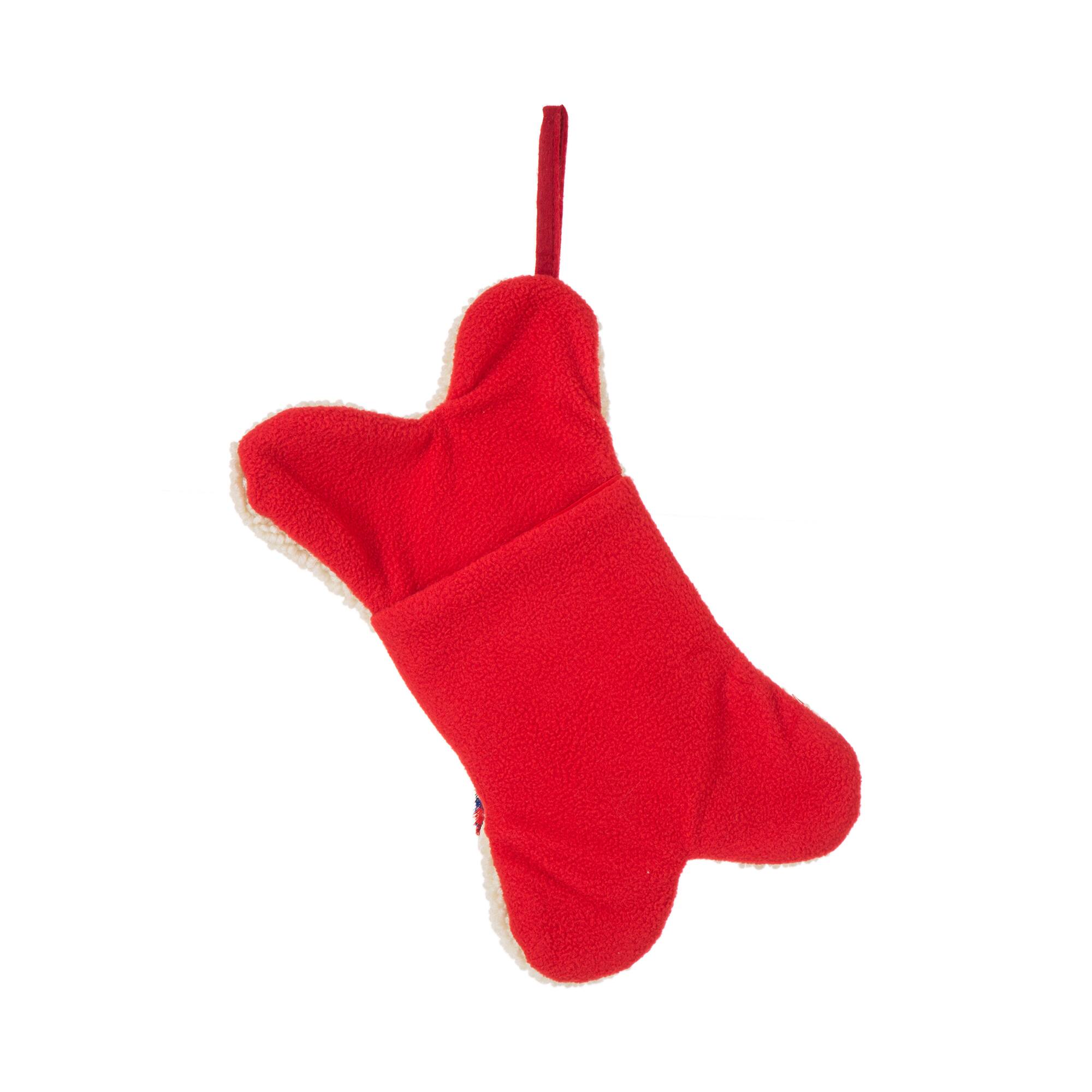 Glitzhome® 12.5" Bone Shape Hooked Stockings