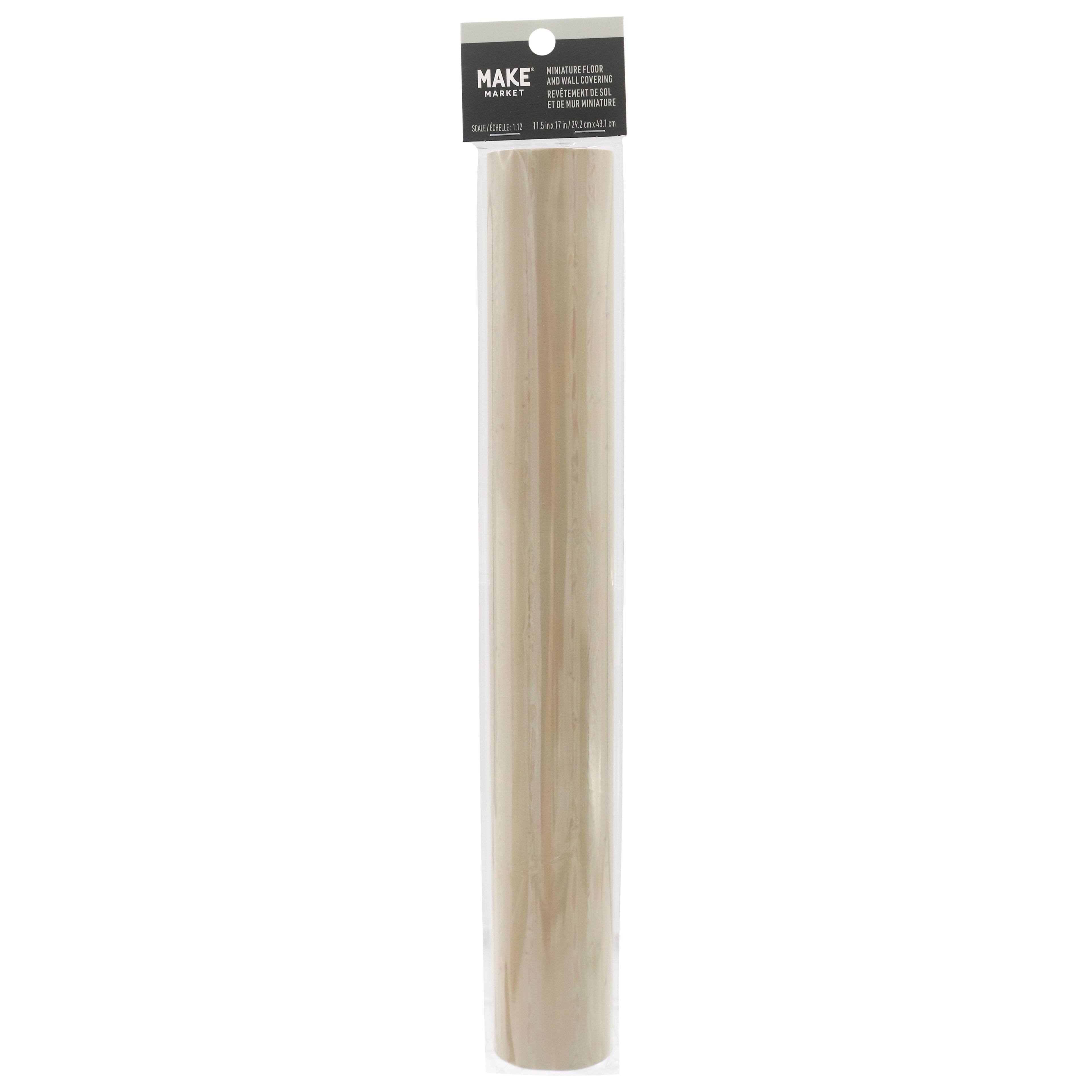 Revêtement de sol et de mur en mini imitation bois clair par Make Market