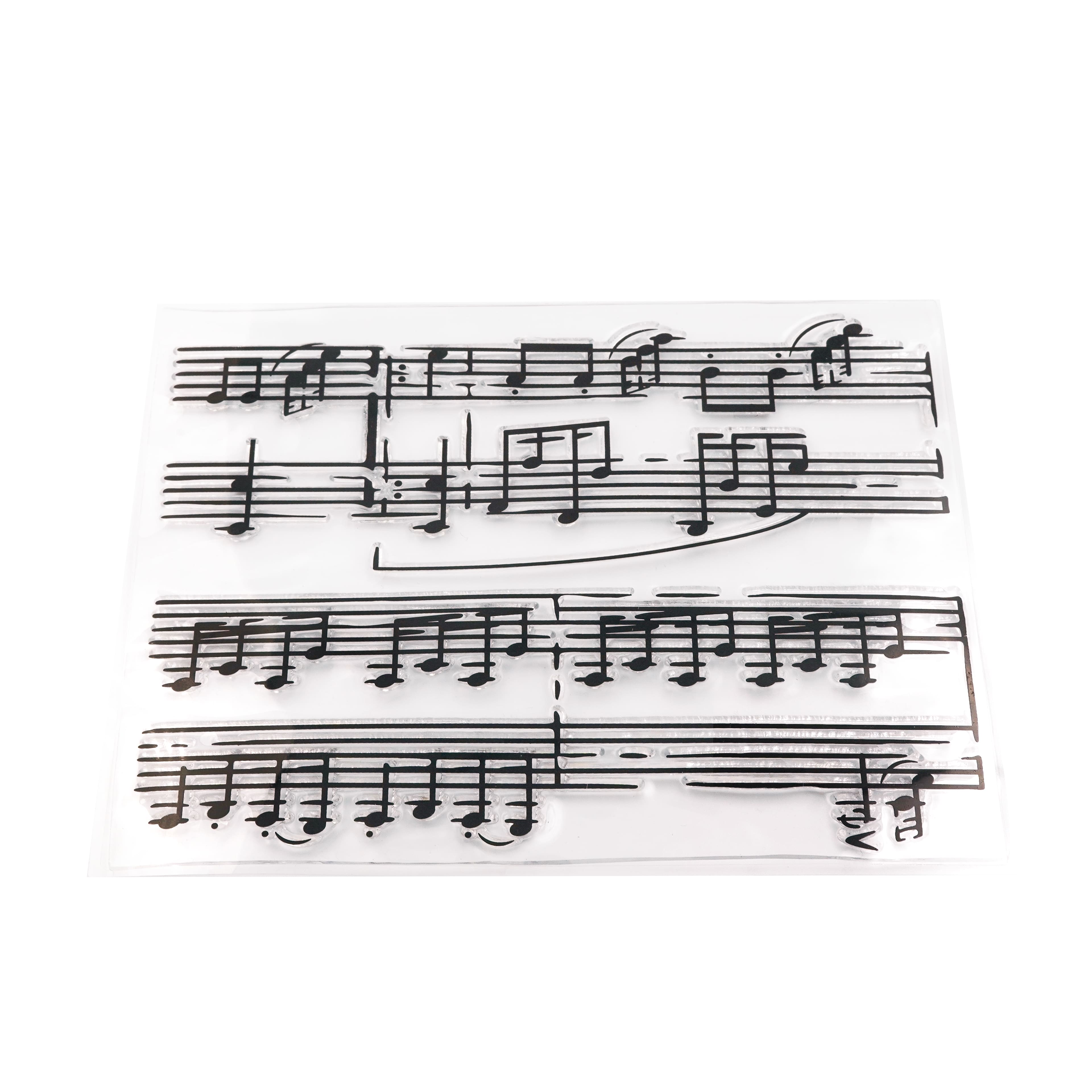 Sheet Music Clear Stamp by Recollections™