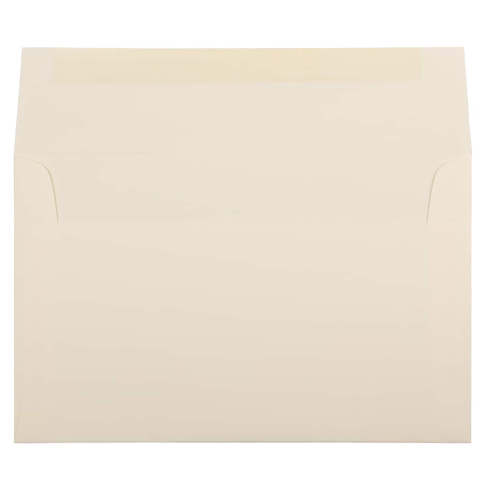 JAM Paper A10 Ivory Wove Strathmore Invitation Envelopes