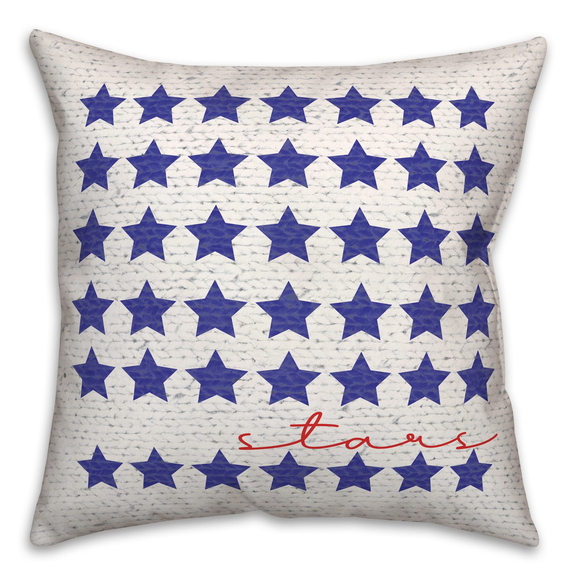 Stars In Script Throw Pillow