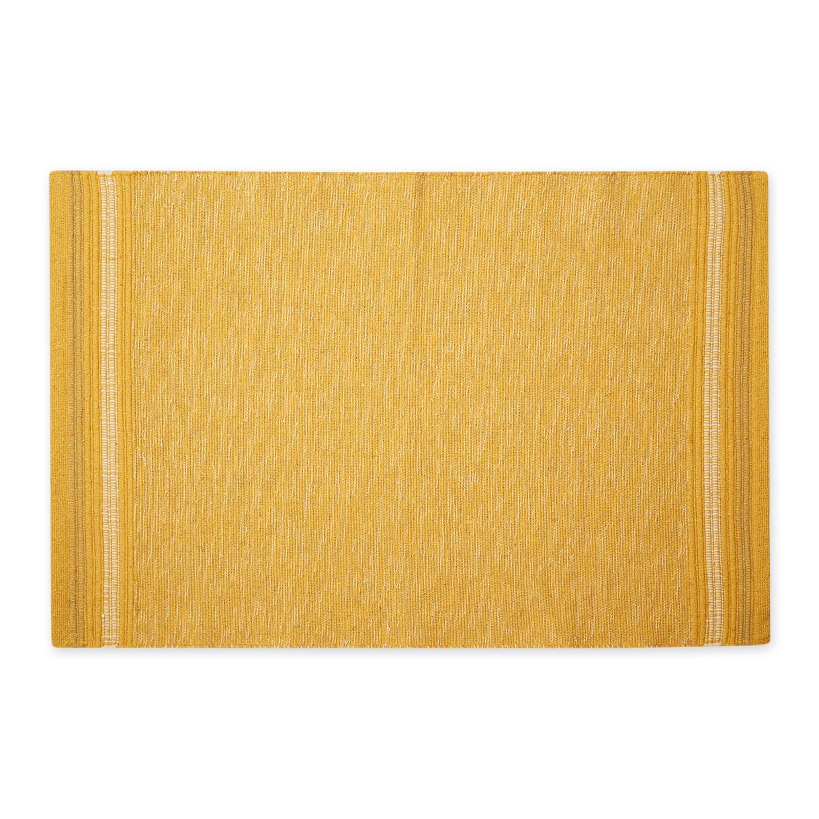 DII® Modern Stripe Variegated Handwoven Recycled Yarn Rug