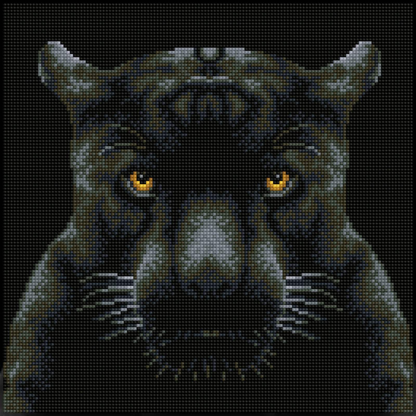 Diamond Dotz® Intermediate If Looks Could Kill Pre-Framed Diamond Painting Kit