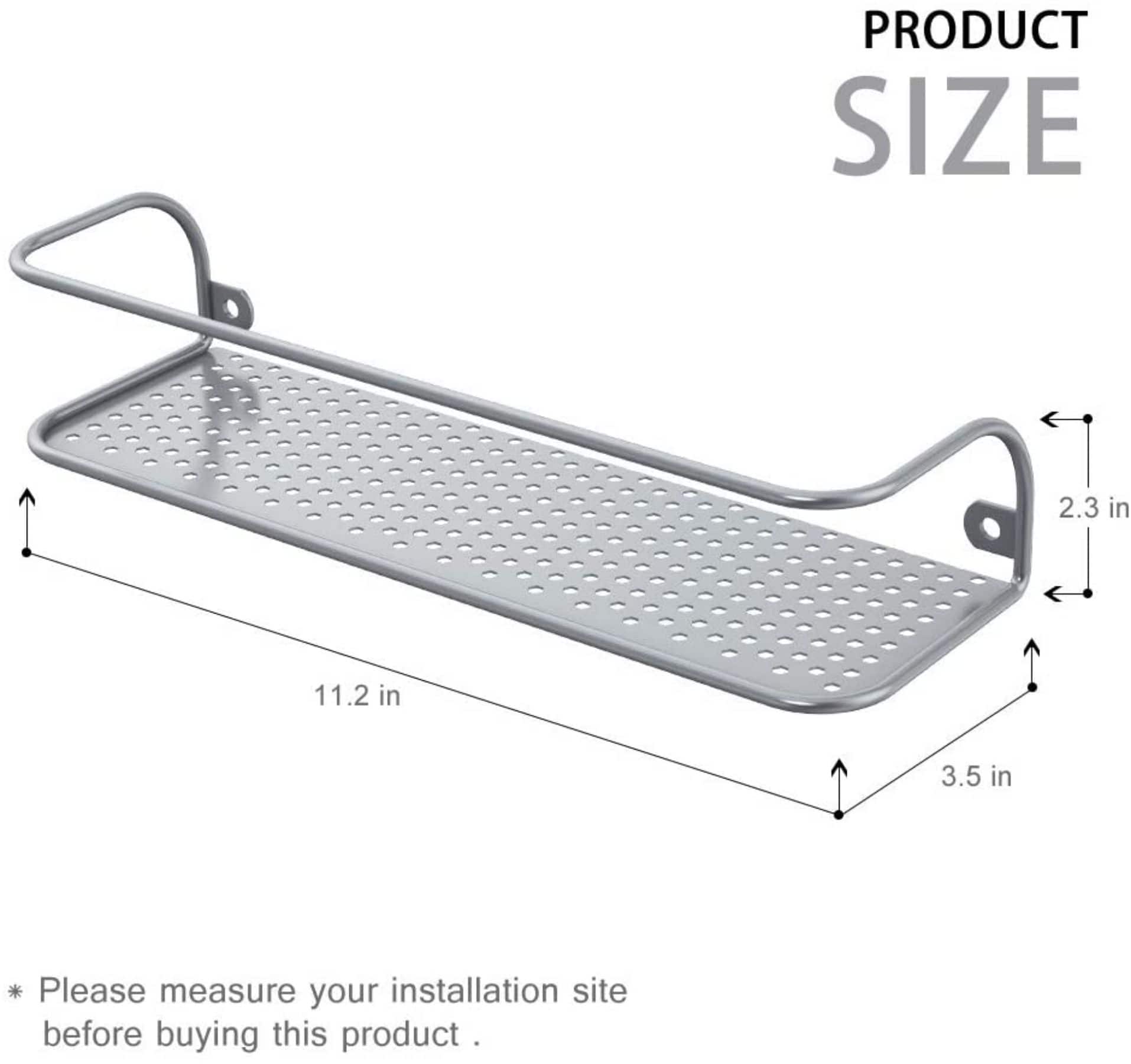 NEX™ Silver Spice Rack Wall Organizers, 2ct.