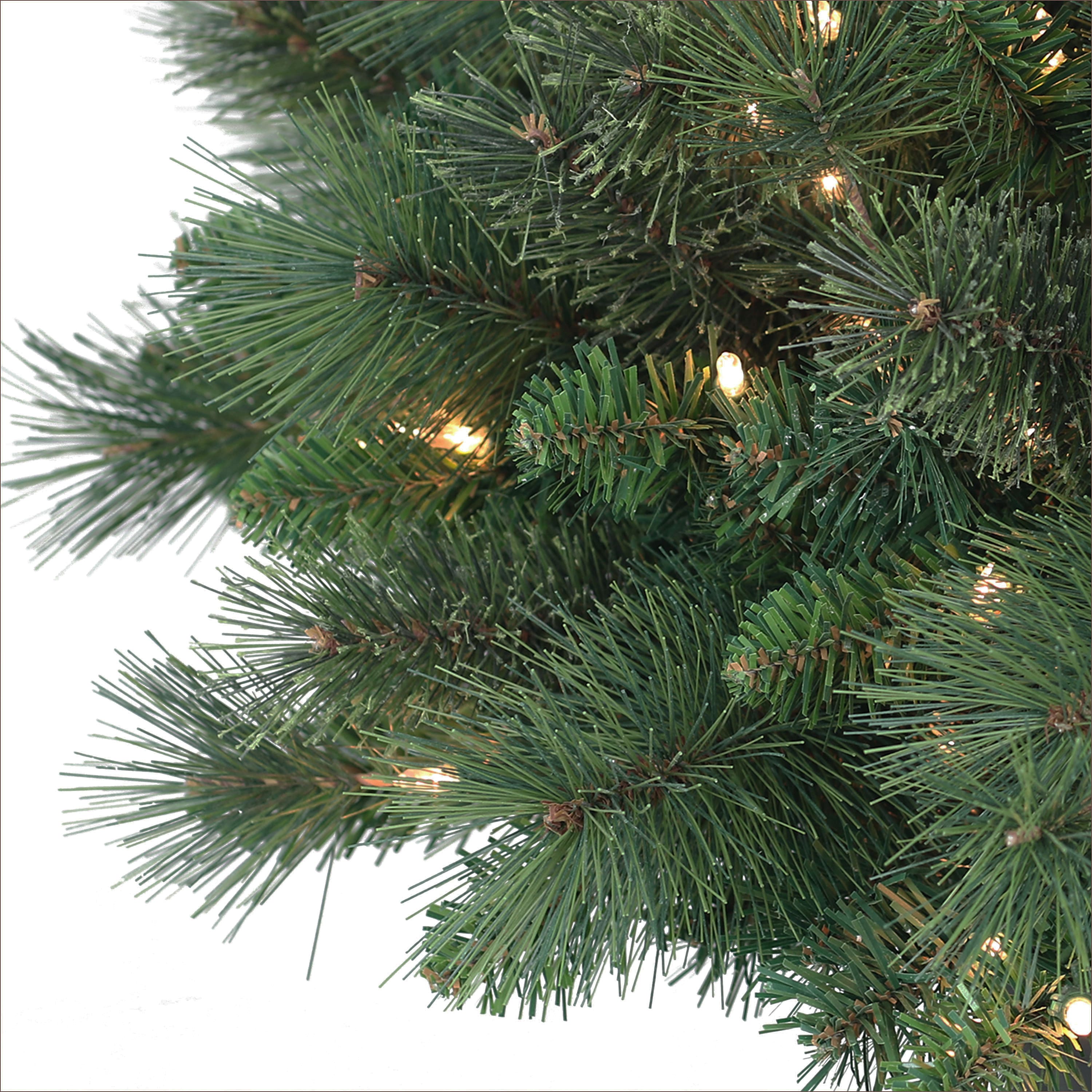 6.5ft. Pre-Lit Teton Artificial Pine Tree, Clear Lights