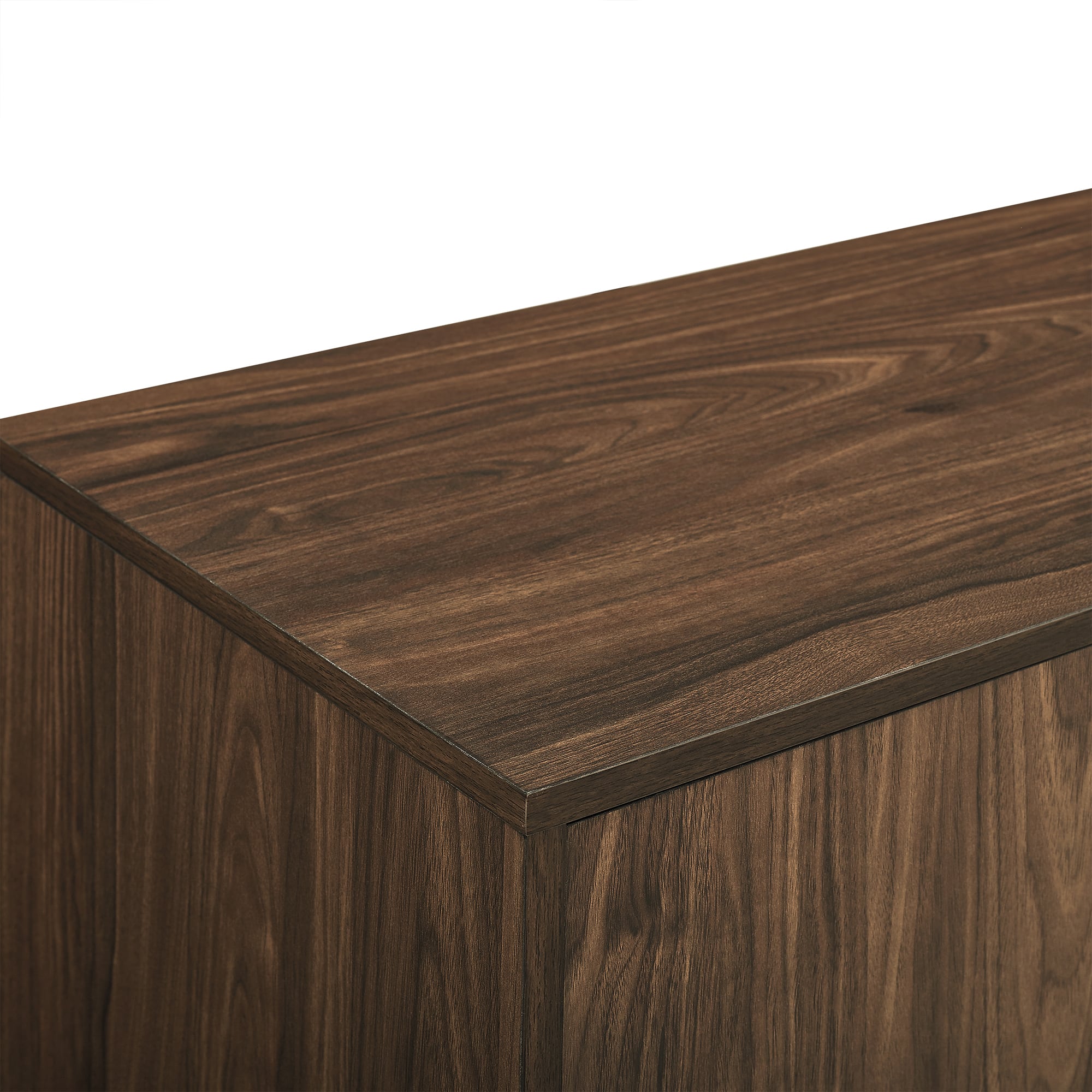 Walker Edison 30" Dark Walnut 1 Door Modern Wood Accent Cabinet