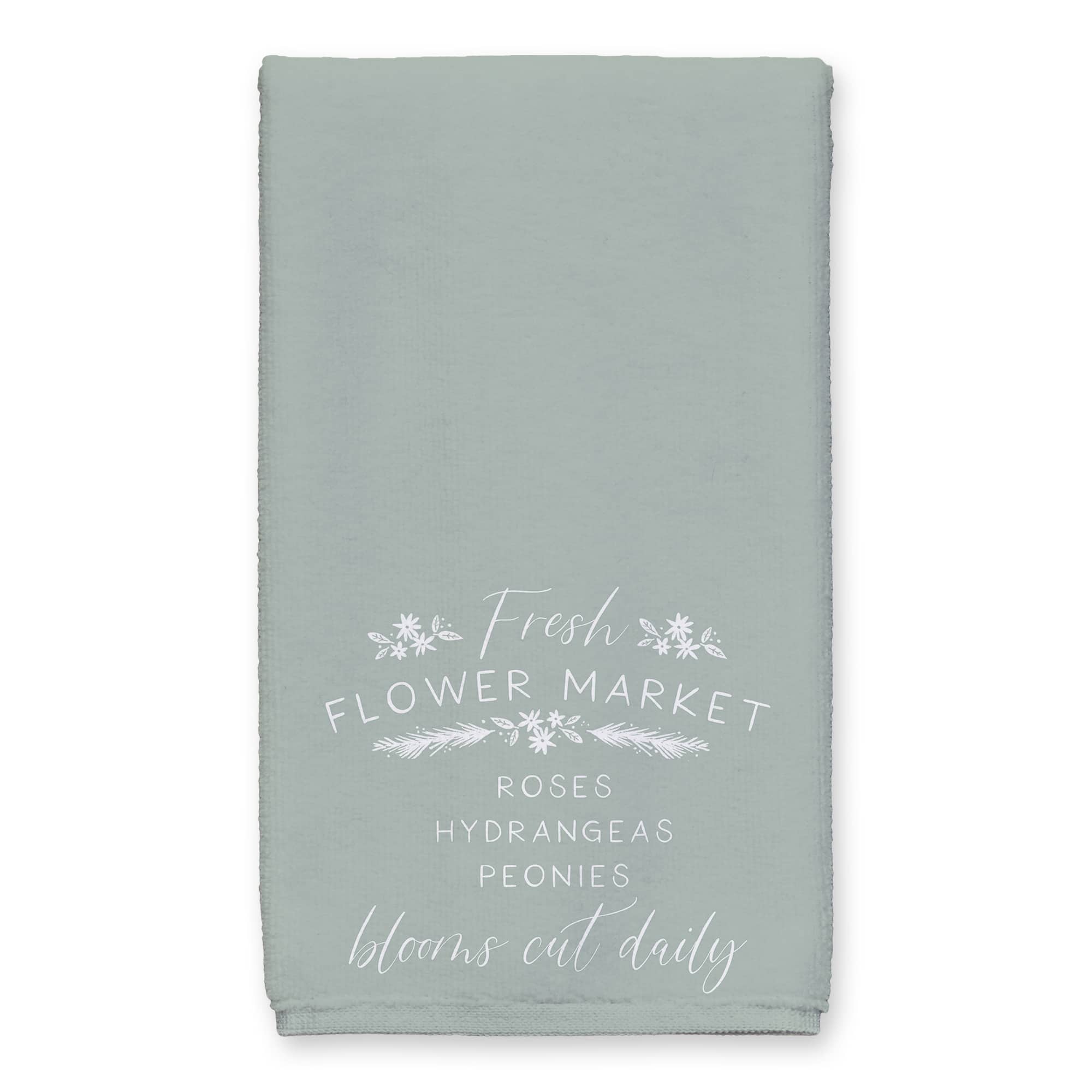 Mint Flower Market Tea Towel Set
