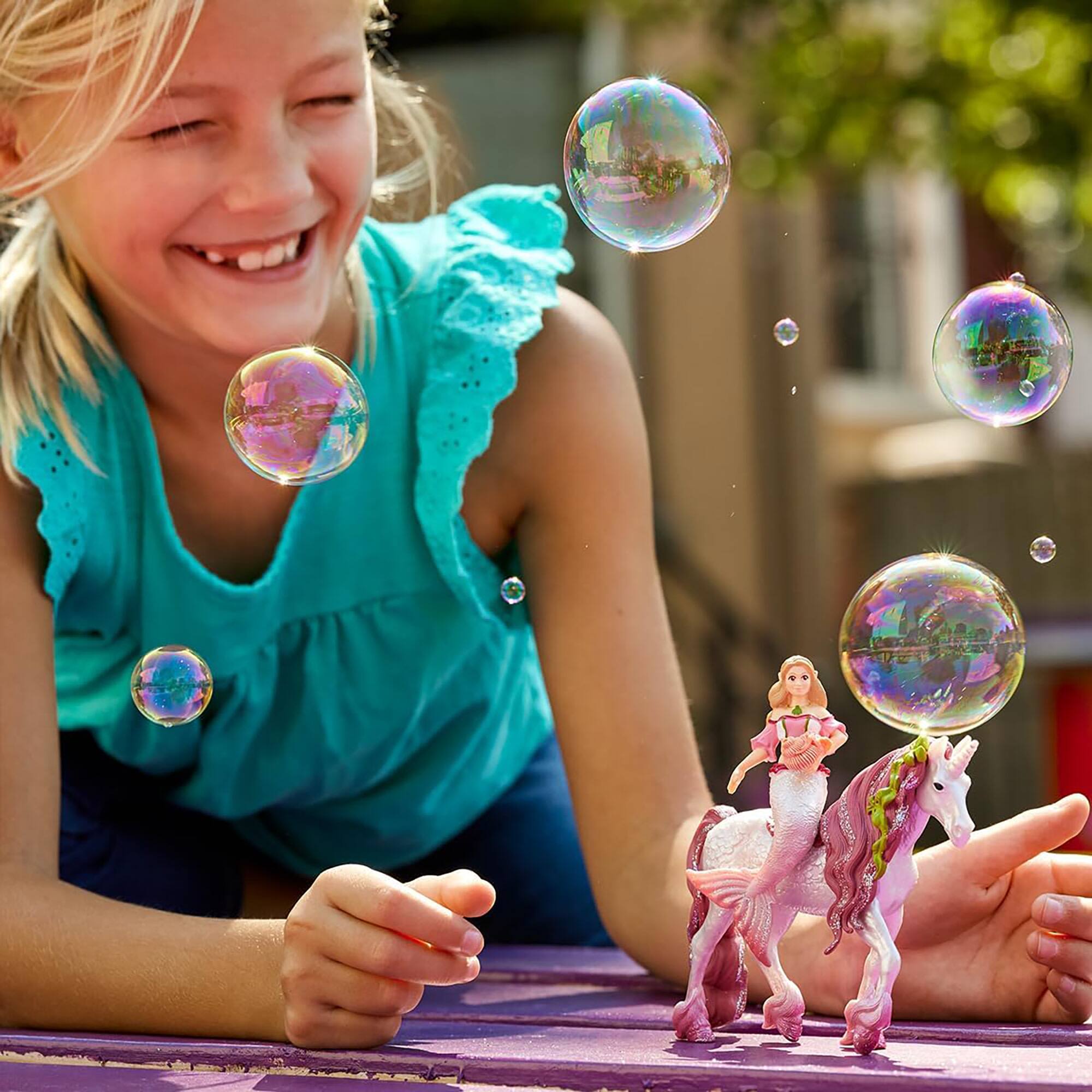 schleich® Bayala® Mermaid Feya Riding Underwater Unicorn Playset