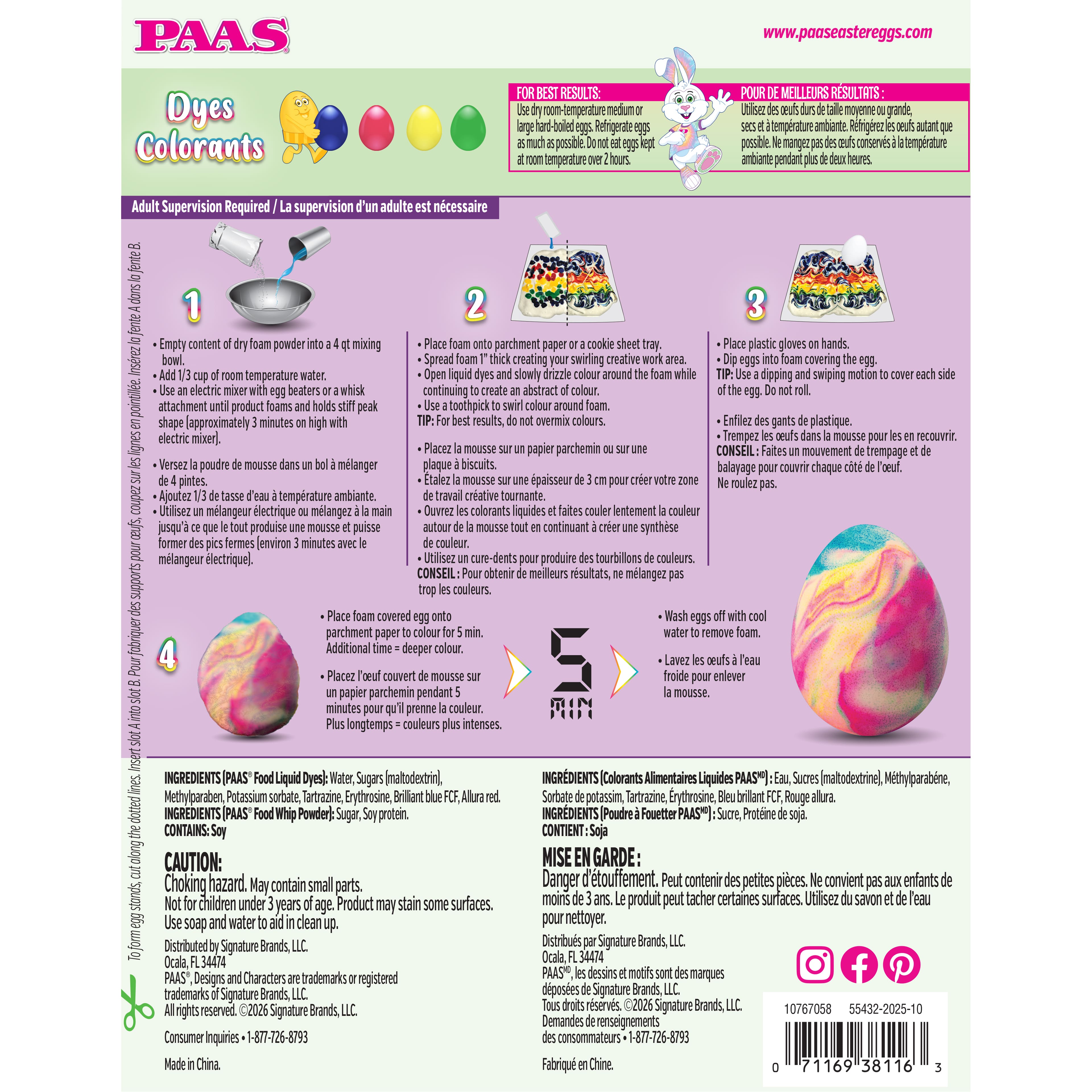 PAAS® Colour Whip Egg Decorating Kit