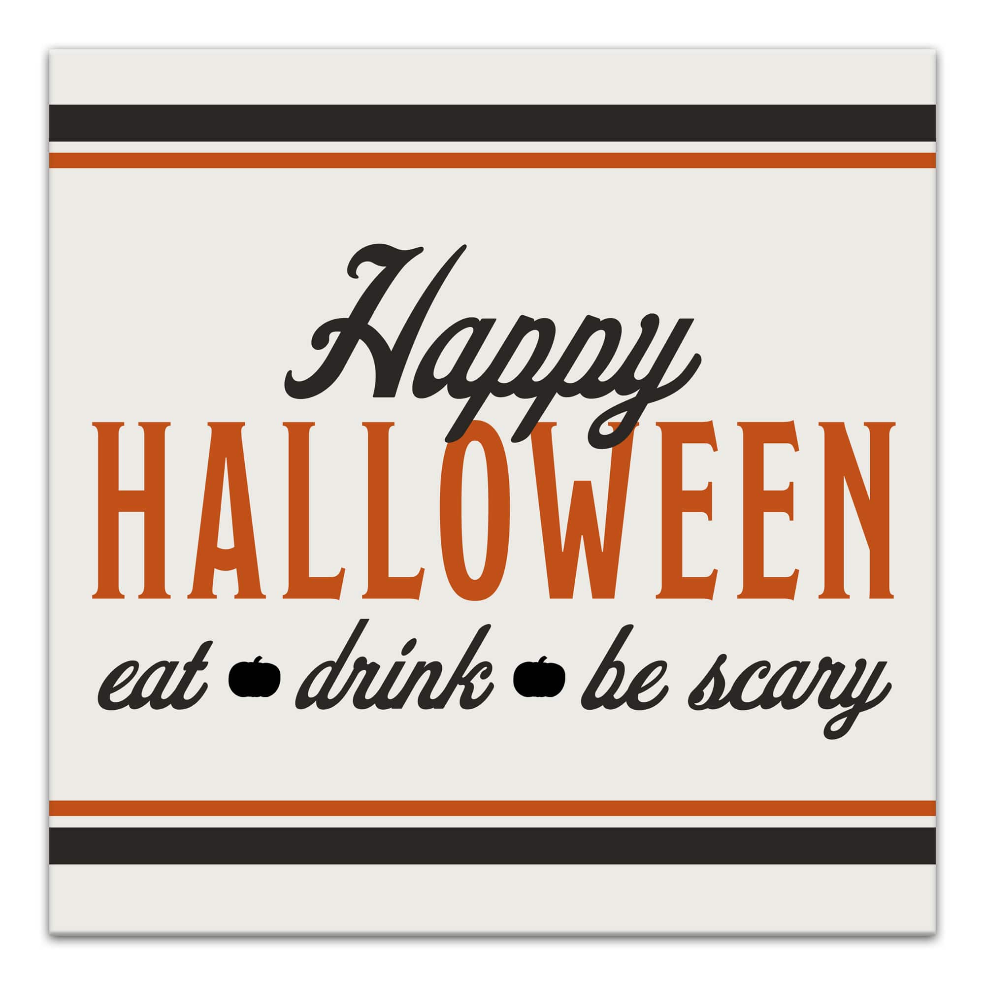 Happy Halloween Canvas Wall Art