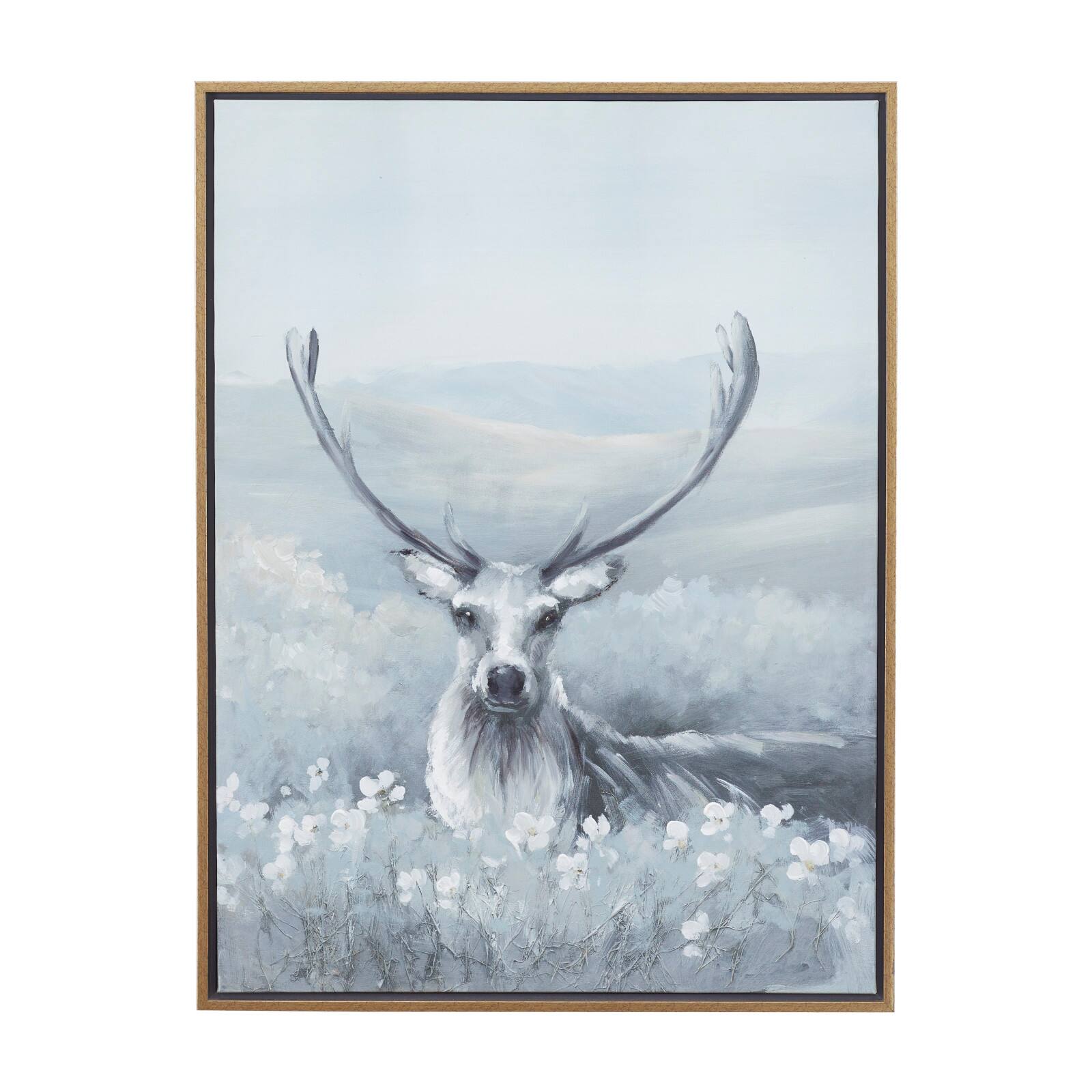 Gray Polystone Modern Farmhouse Framed Wall Art