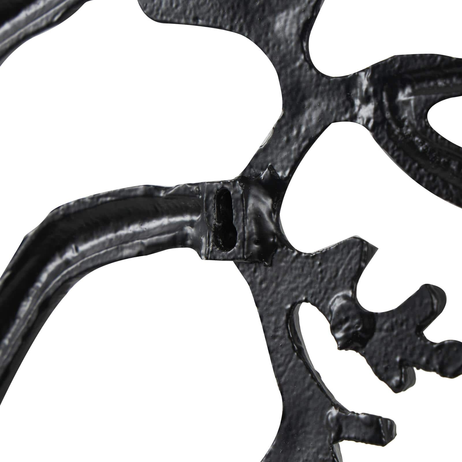 Black Aluminum Metal Tree Large Textured Wall Decor