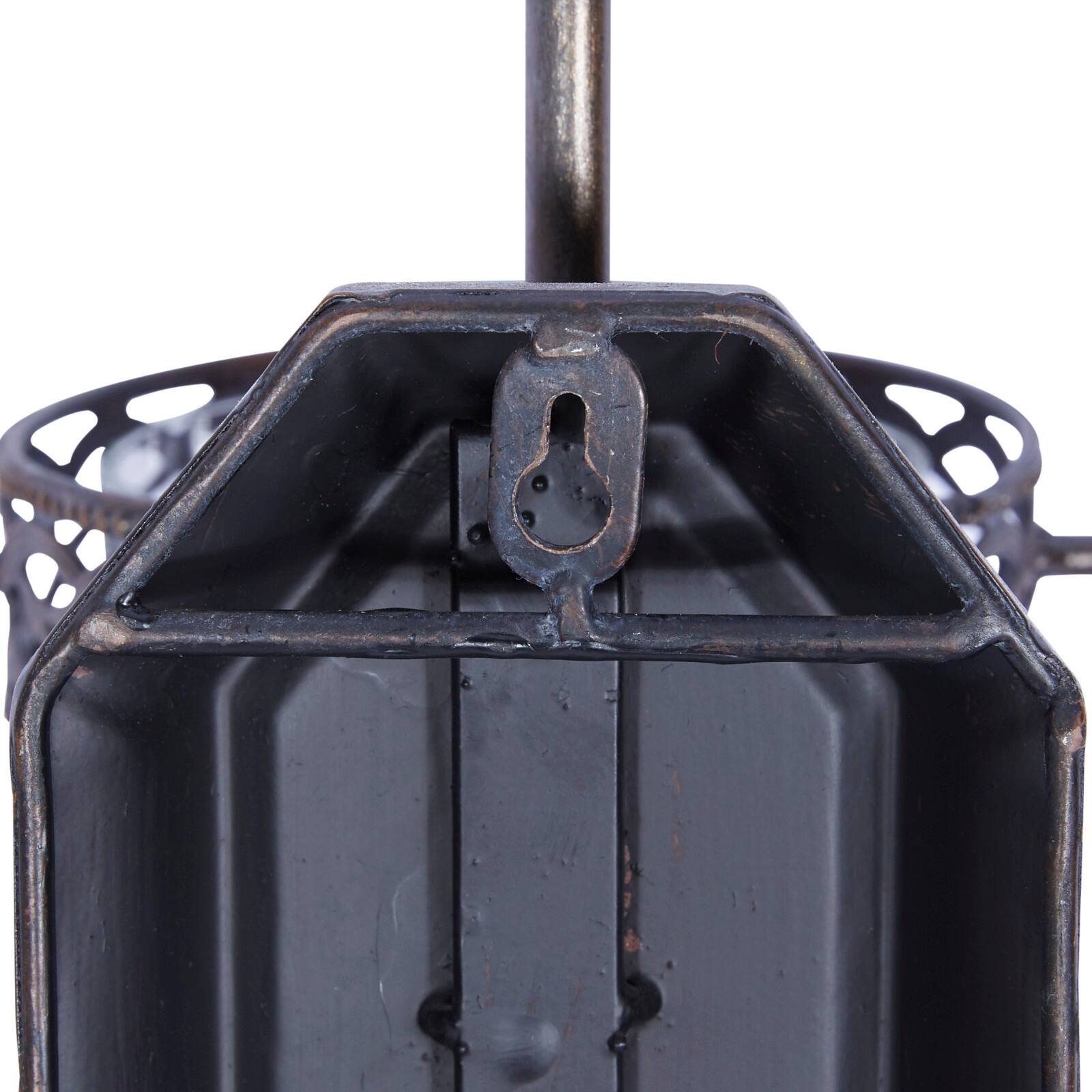 30" Brown Glass Traditional Candle Wall Sconce