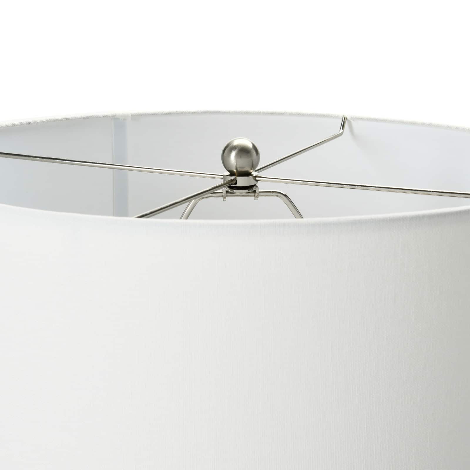 Hello Honey® 28" Silver Metallic Stoneware Table Lamp