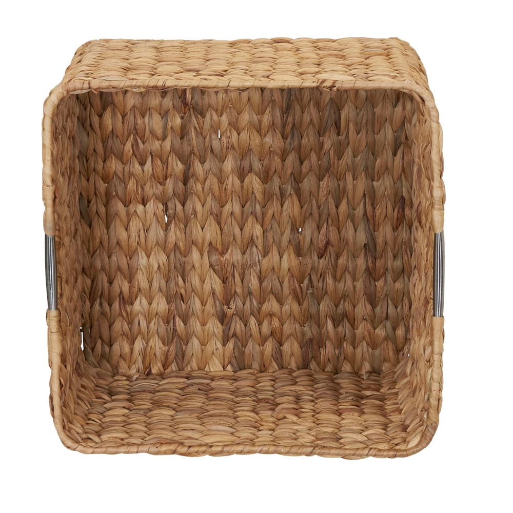 Household Essentials 11" Square Hyacinth Wicker Basket