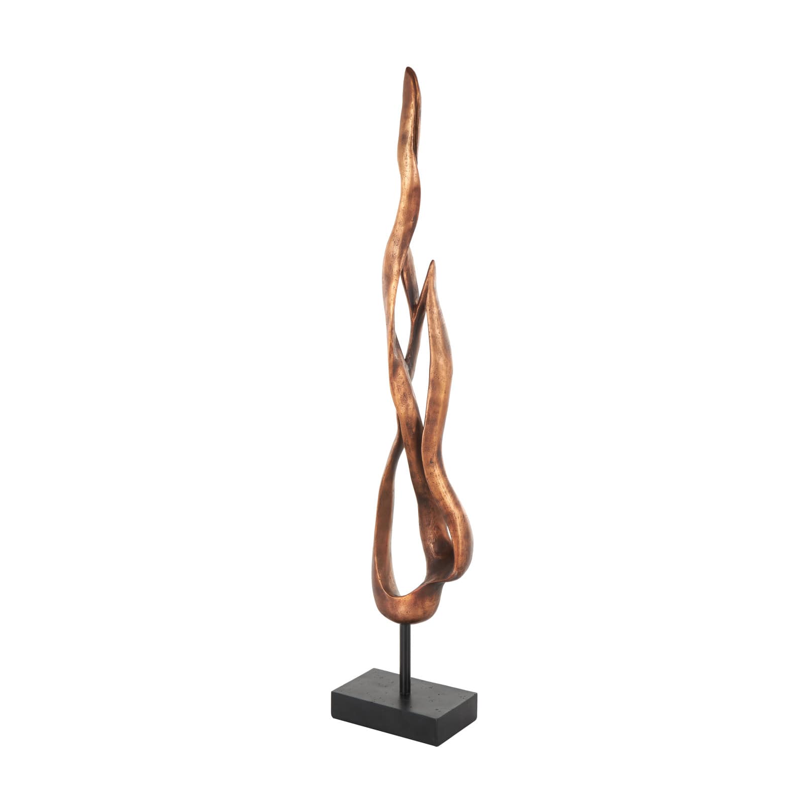 32" Bronze Polystone & Metal Abstract Decorative Sculpture