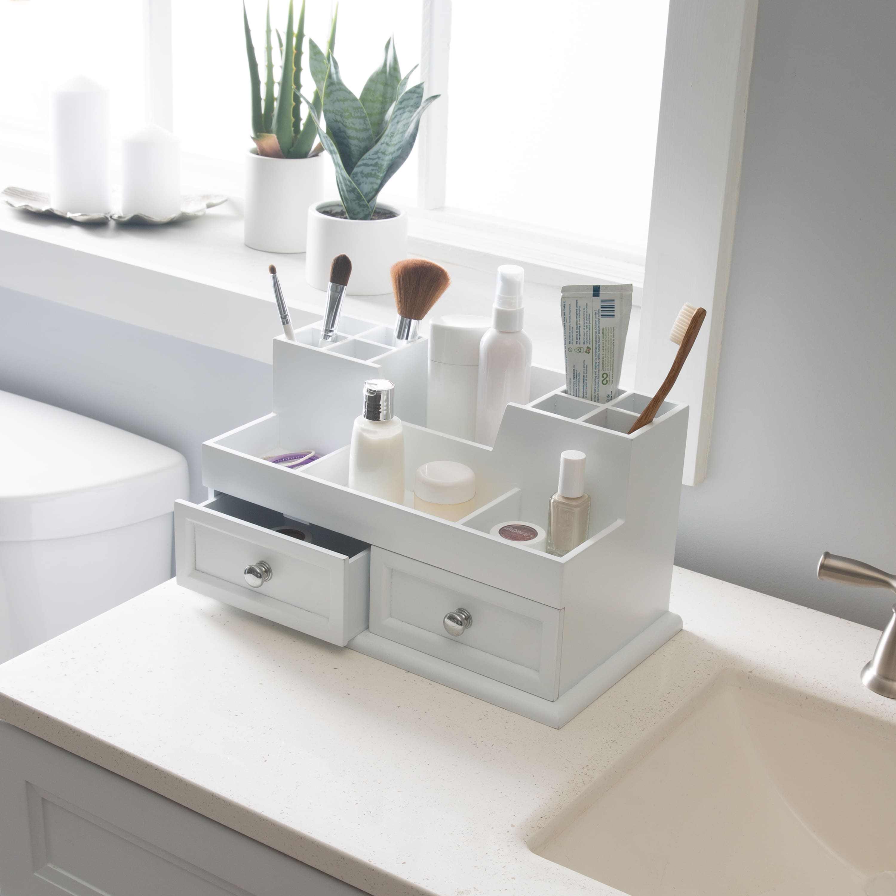 Organize It All White Accessory Organizer