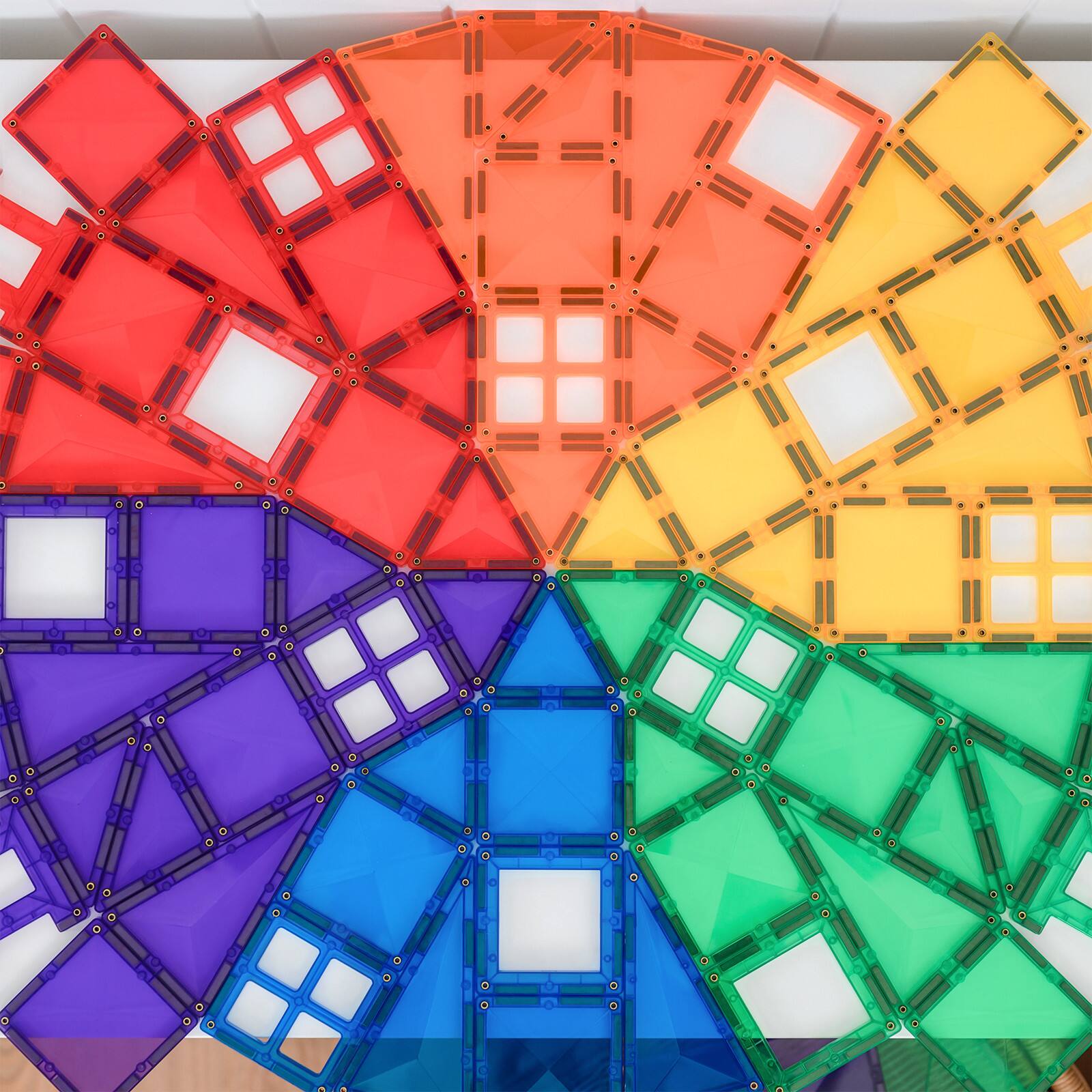 Connetix® Magnetic Tiles Rainbow Creative Set