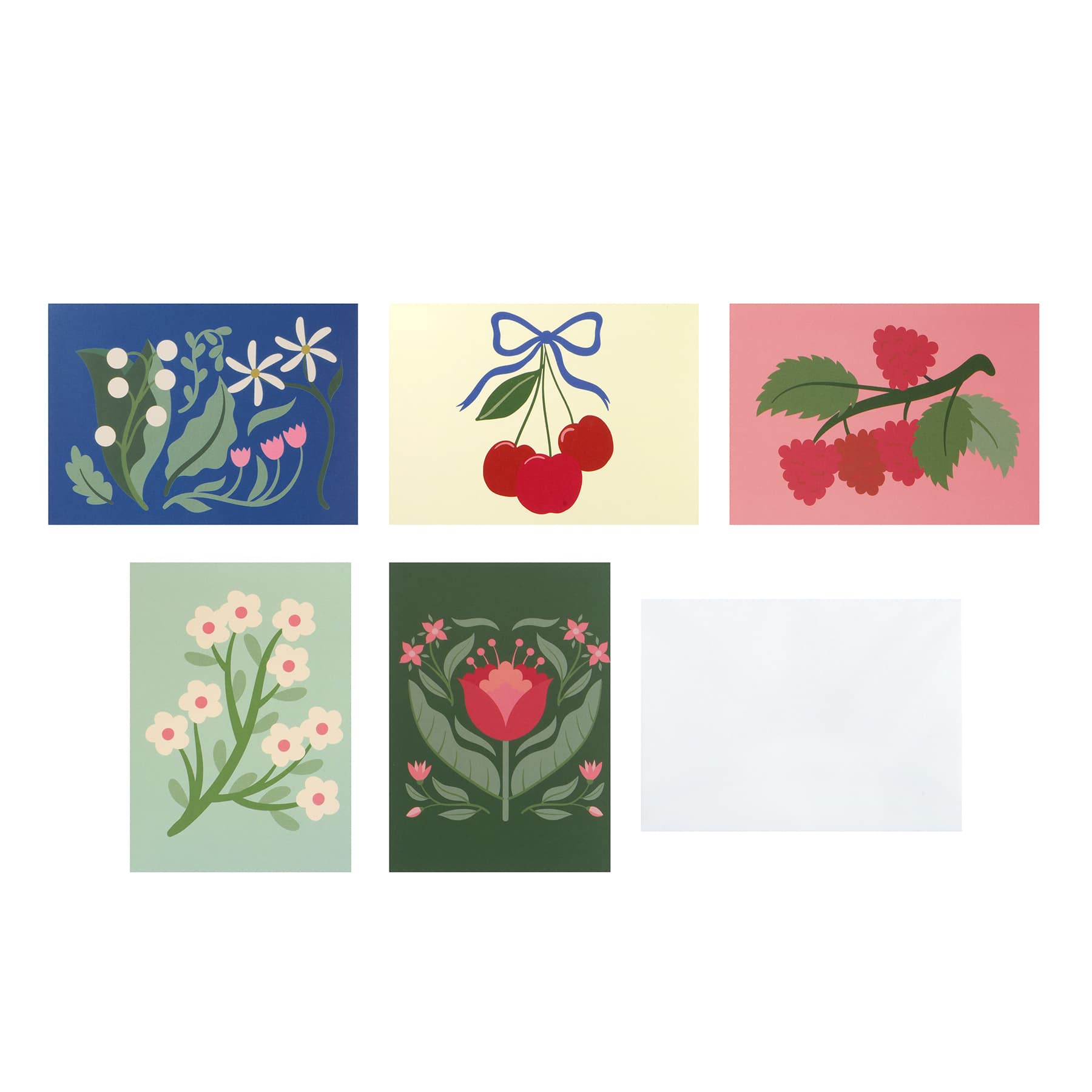 5" x 7" Cherry & Botanical Card & Envelope Sets, 50ct. by Recollections™