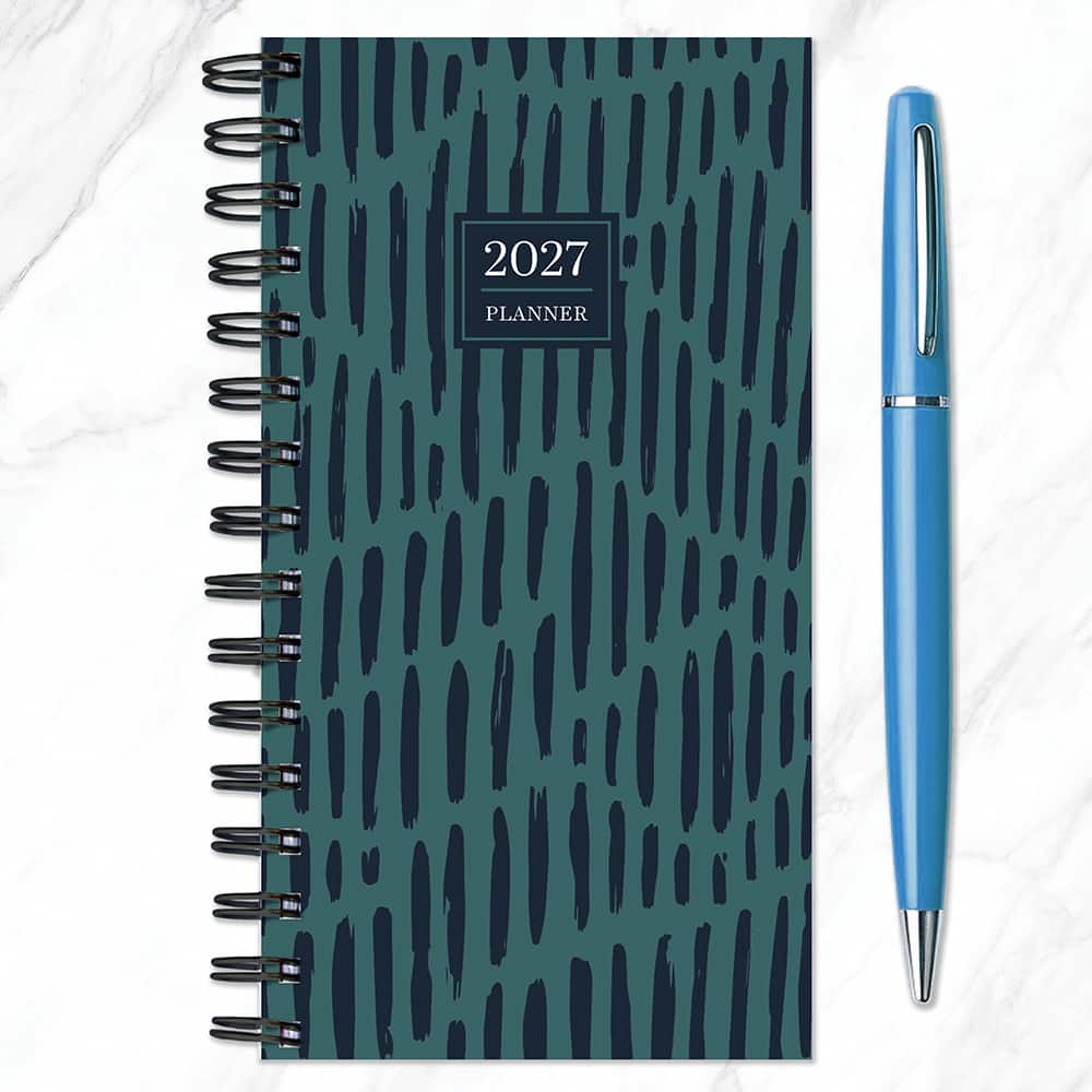 2027 Blue Streak Small Weekly Monthly Planner