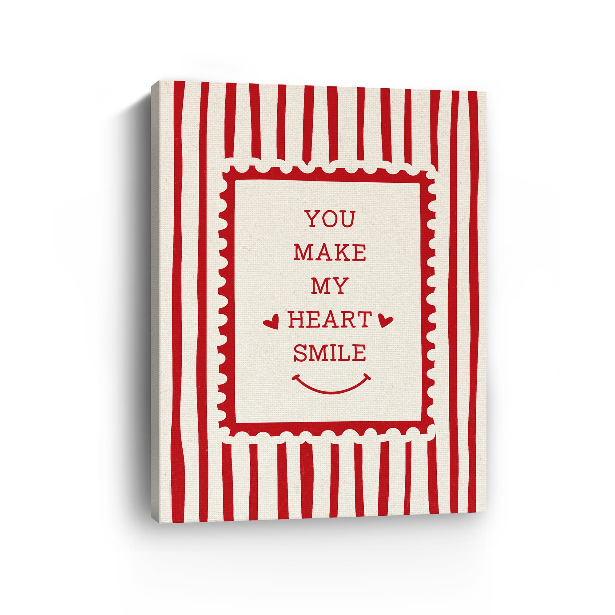 Smile Heart Canvas Giclée Art