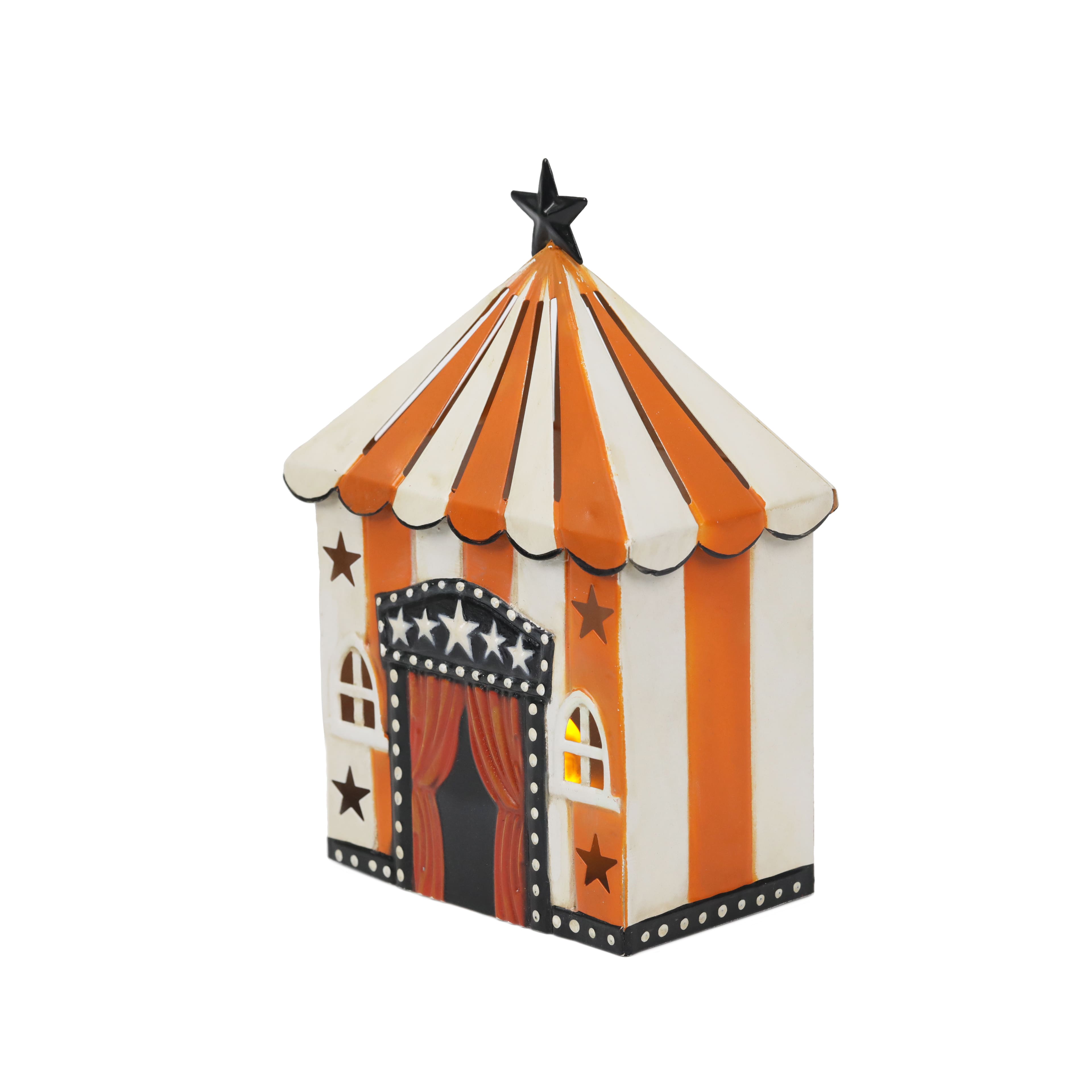8" LED Carnival Tent Metal Tabletop Décor by Ashland®