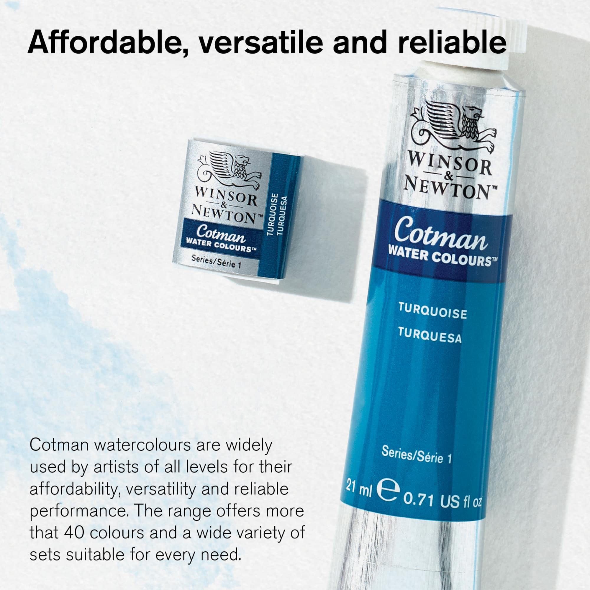 Winsor & Newton® Cotman Watercolours™ Customizable Travel Tin