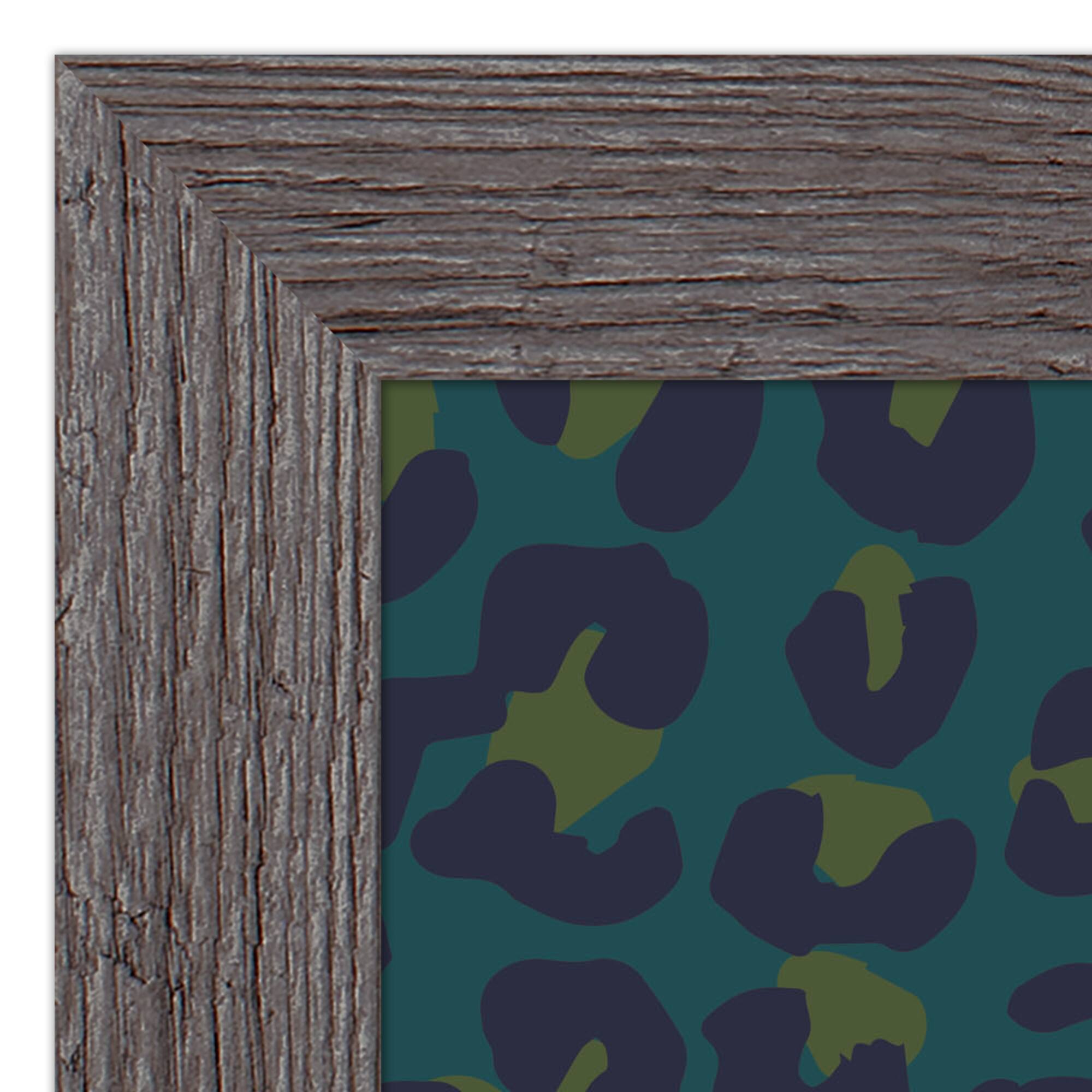 Goodness in Kindness Out Leopard Print in Gray Frame
