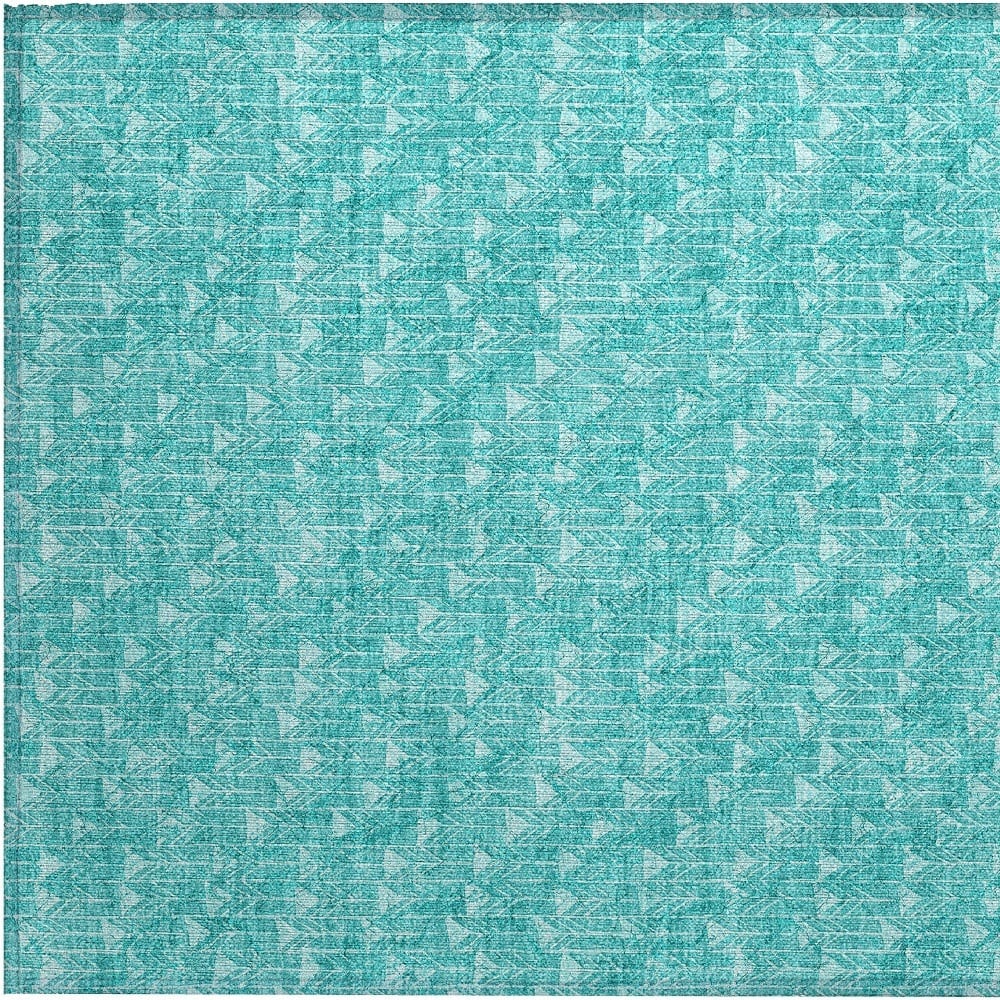 HomeRoots 2ft. x 3ft. Solid Stain Resistant Indoor/Outdoor Area Rug