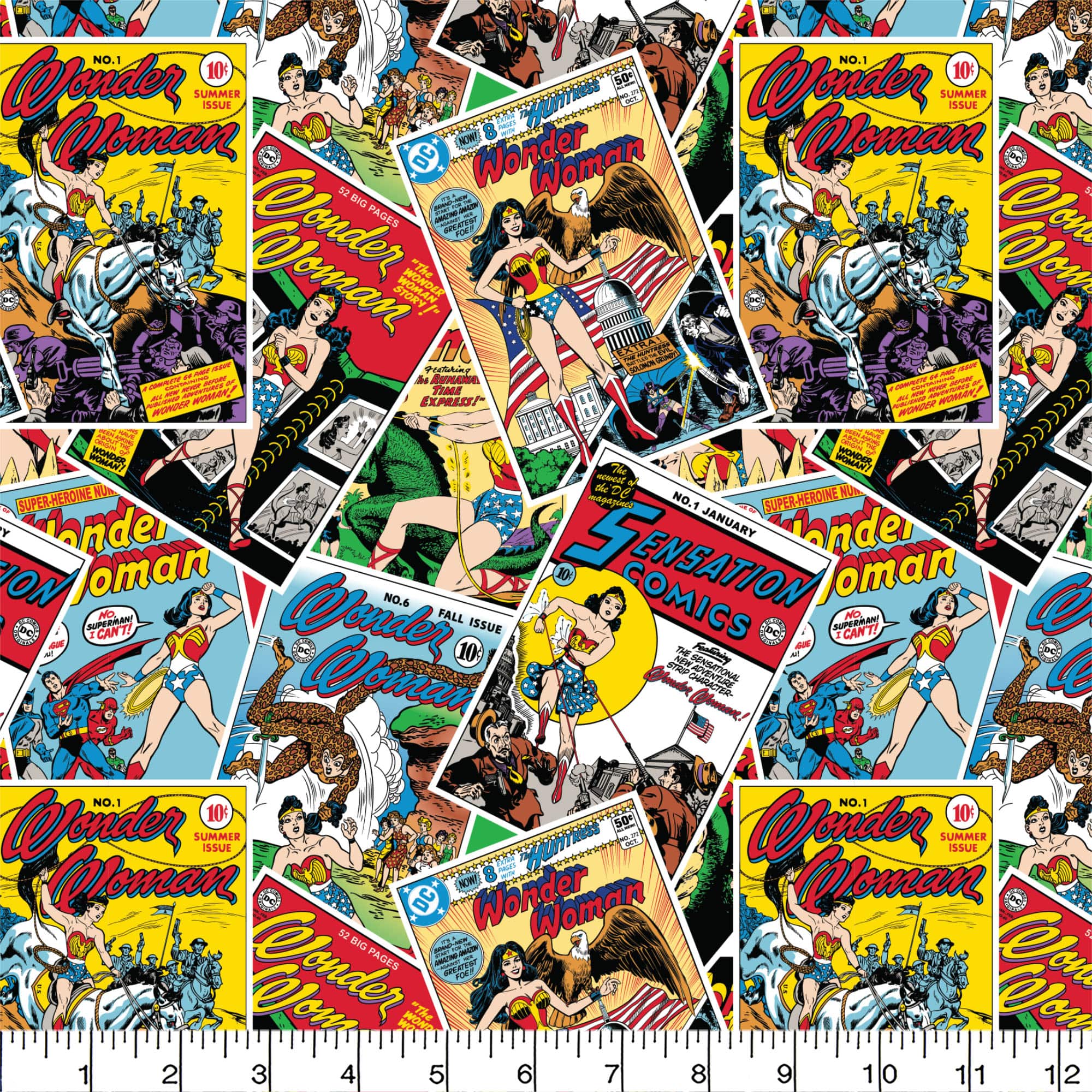 Camelot® Fabrics Wonder Woman™ Comic Cotton Fabric