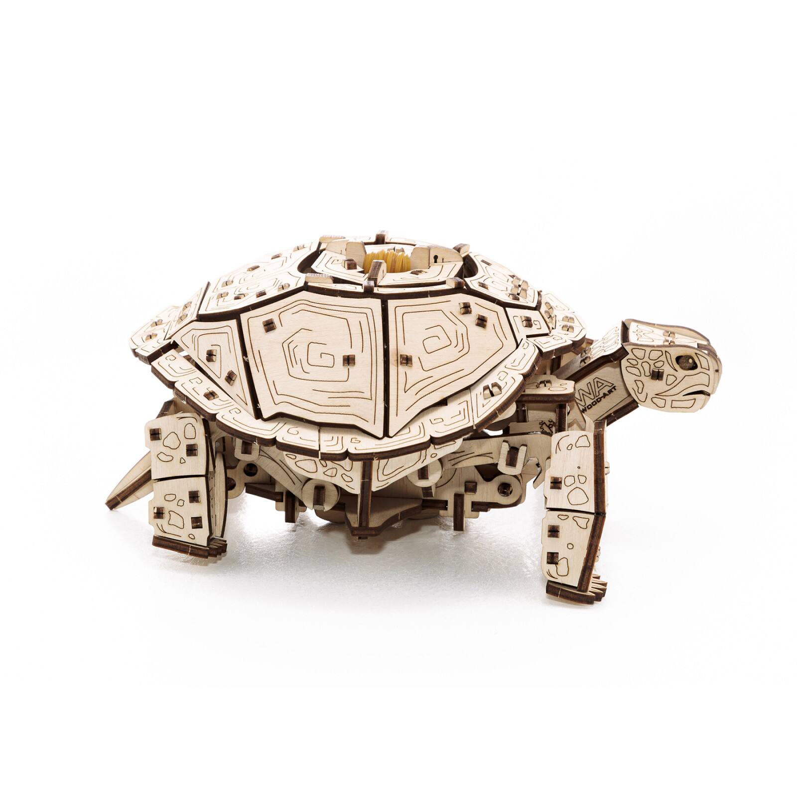 EWA™ Eco-Wood-Art Turtle 3D Wooden STEM Construction Kit