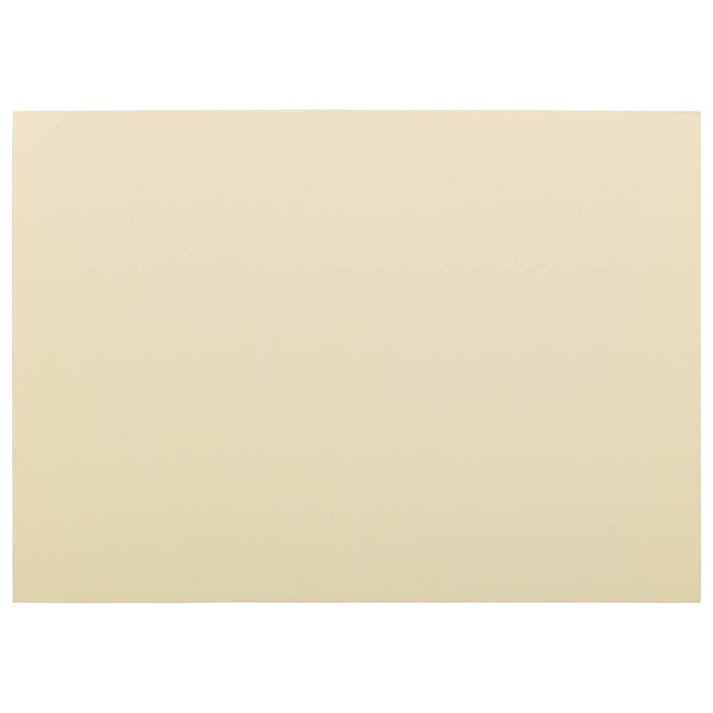 JAM Paper A7 Strathmore Ivory Wove Fold Over Cards