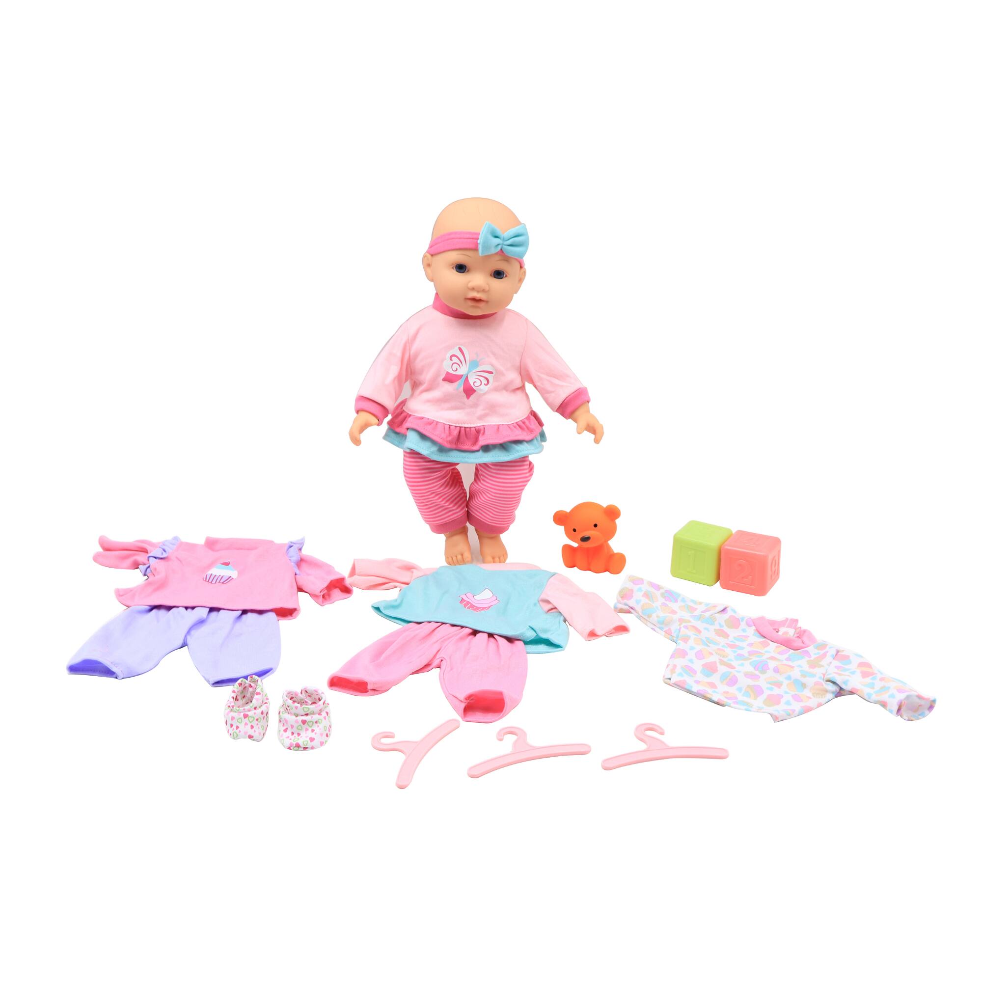 Dream Collection My Lil Wardrobe 14" Baby Doll