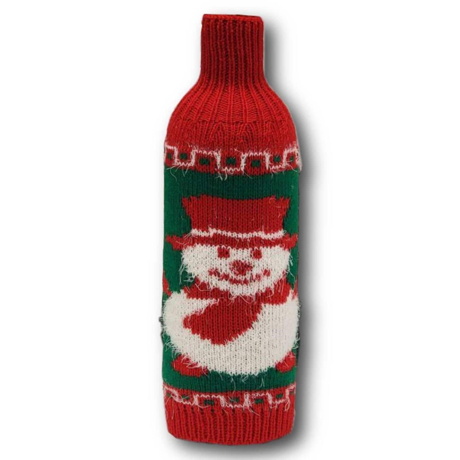 11.5" Snowman Christmas Bottle Cover