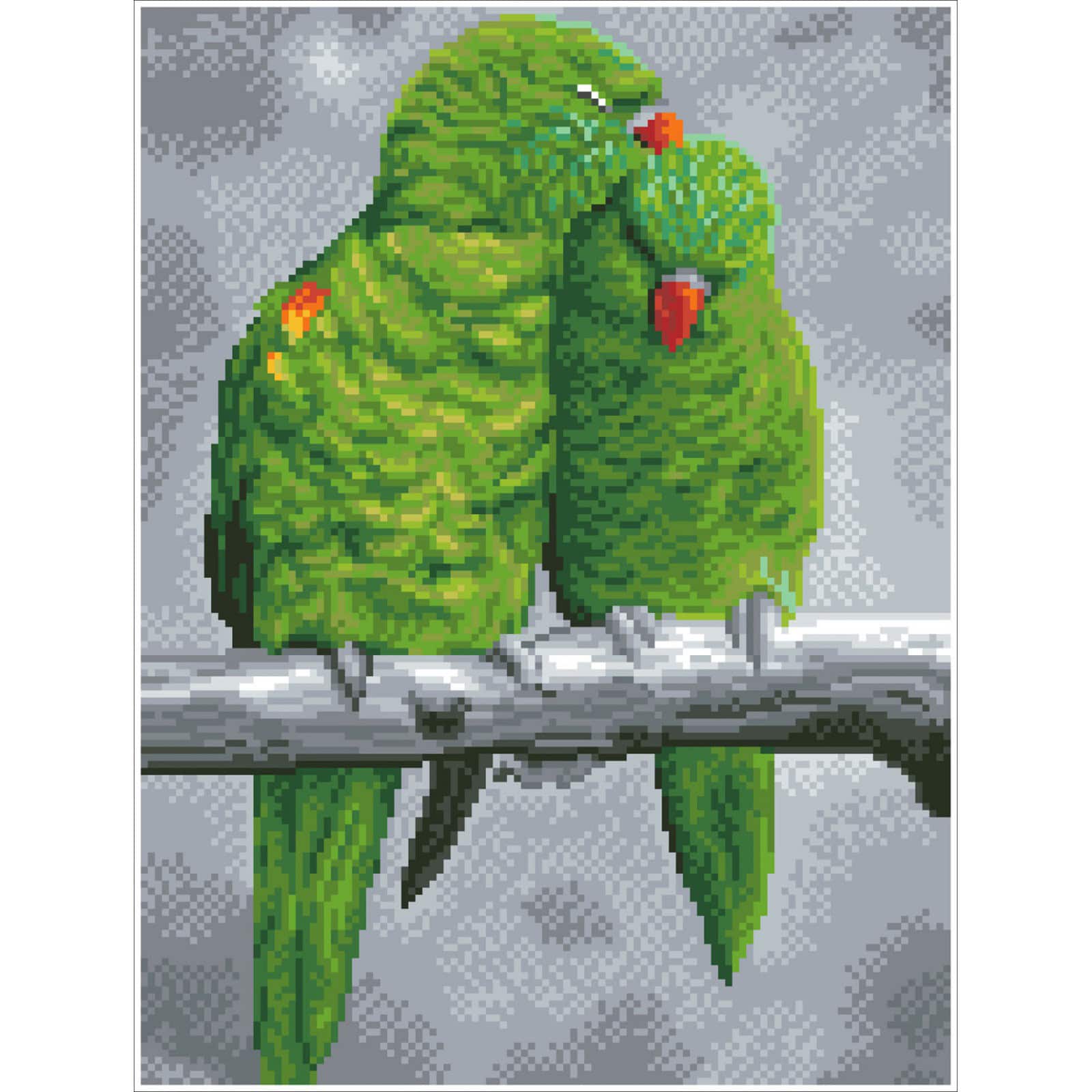 Diamond Dotz® Intermediate Sweet Perch Pre-Framed Diamond Painting Kit