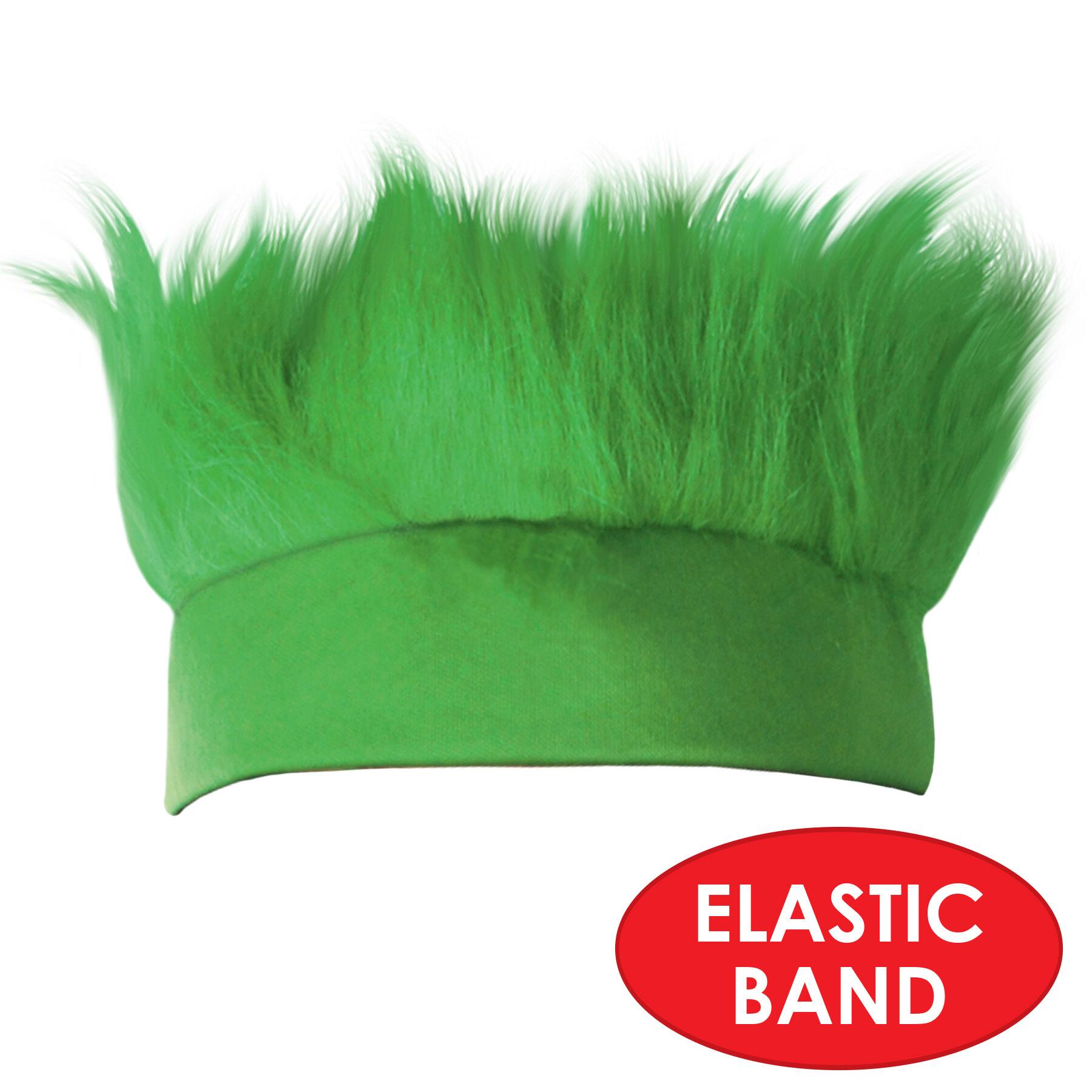Beistle Adult Green Hairy Headbands, 2ct.