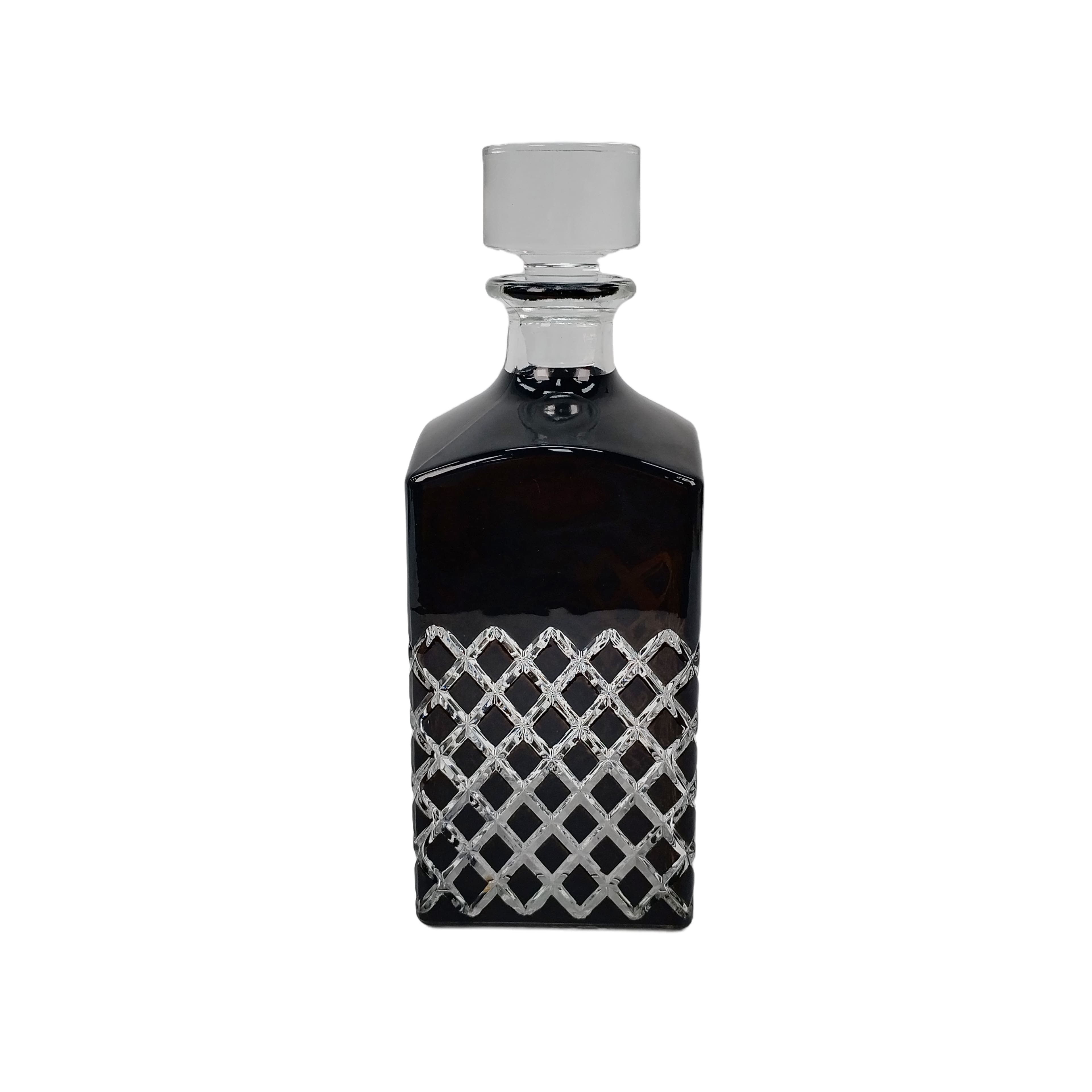 33.5oz. Black Diamond Glass Decanter by Ashland®