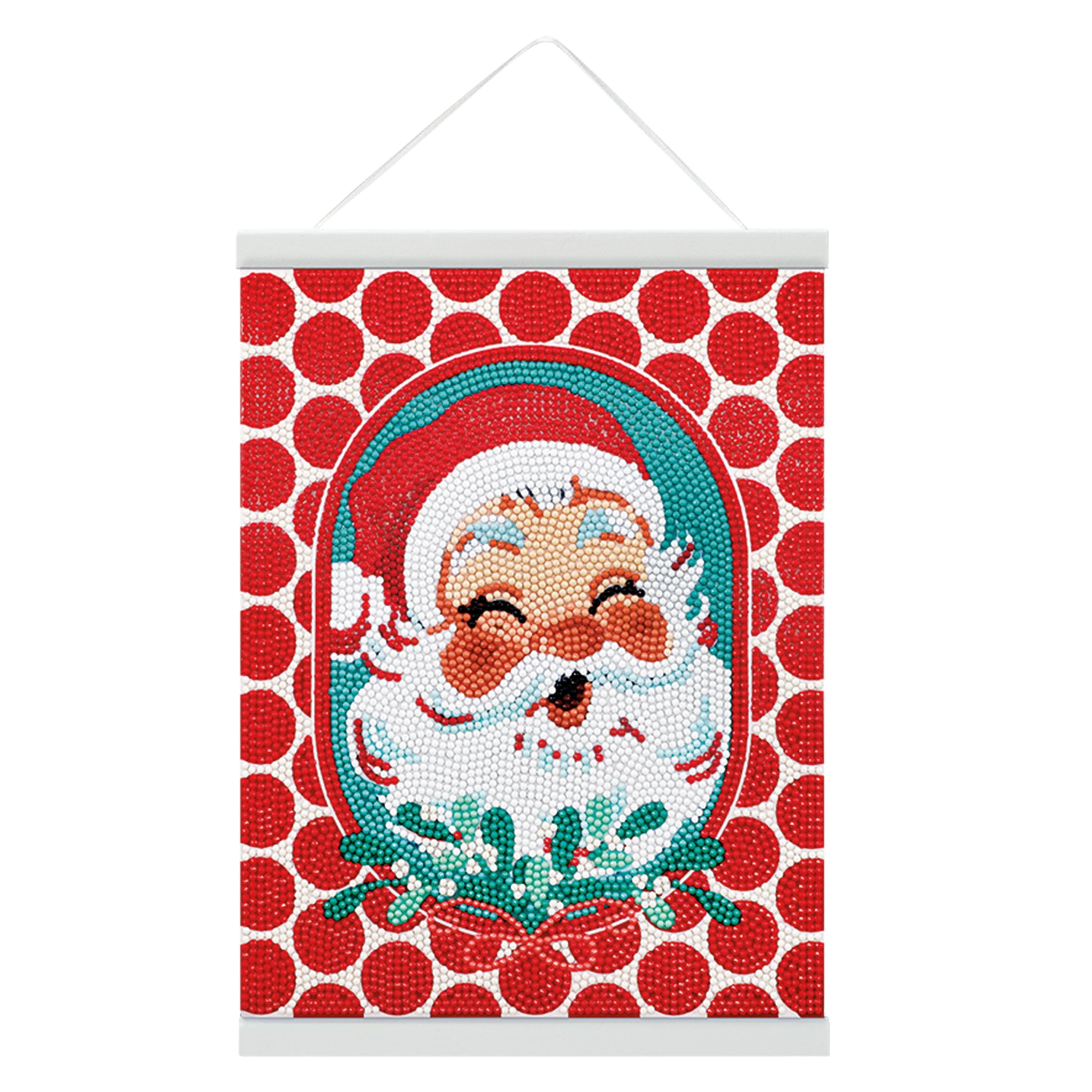 Michaels, 8" x 10" Santa Diamond Art Kit with Magnetic Wood Frame by Make Market® – Category: Diamond Painting Kits