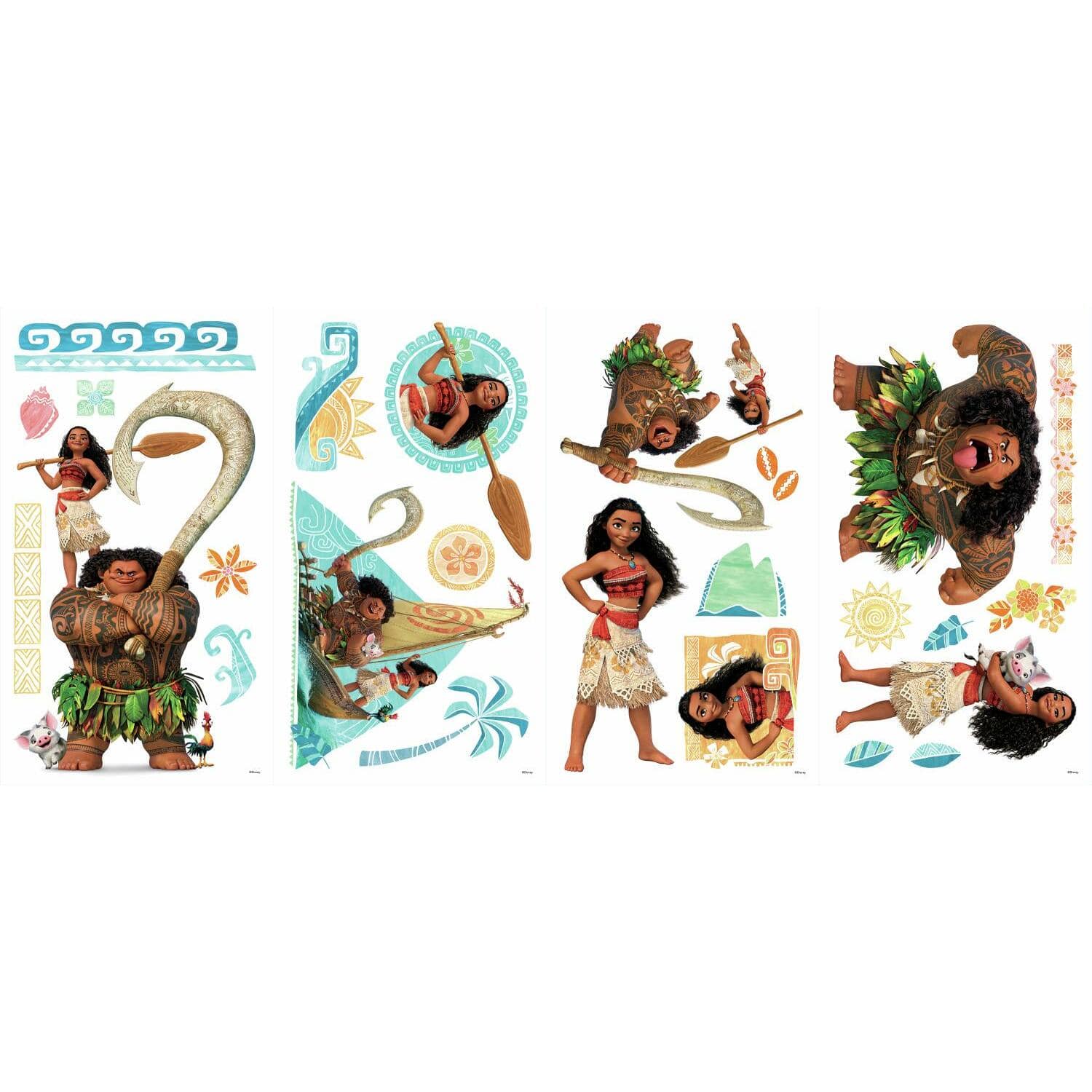 RoomMates Disney Princess Moana Peel & Stick Wall Decals