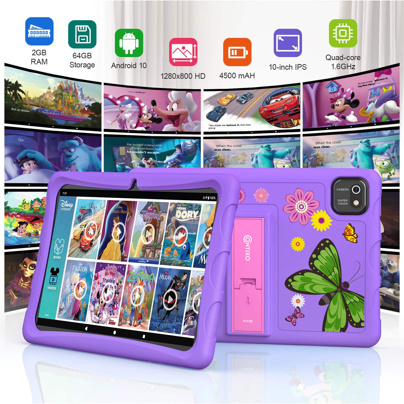 Contixo K103A Kids HD Tablet