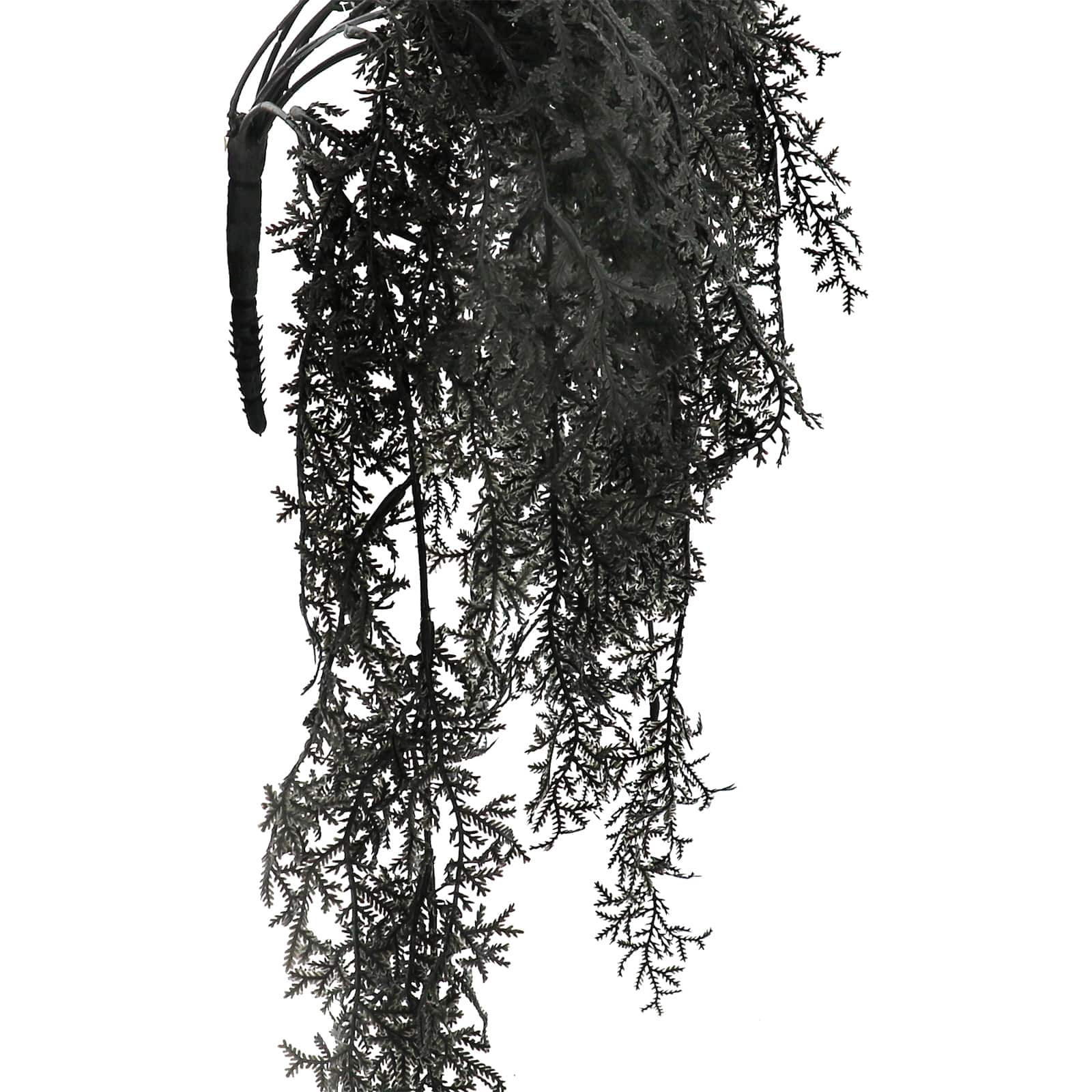 24" Black Dripping Fern Bush by Ashland®