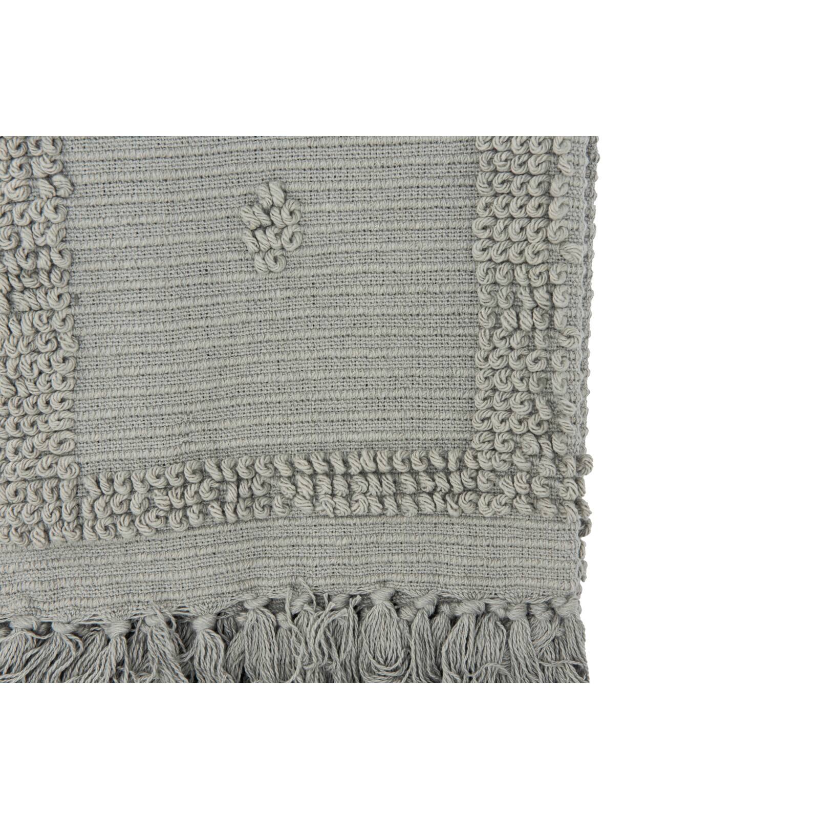 Hello Honey® Grey Cotton Chenille Throw Blanket